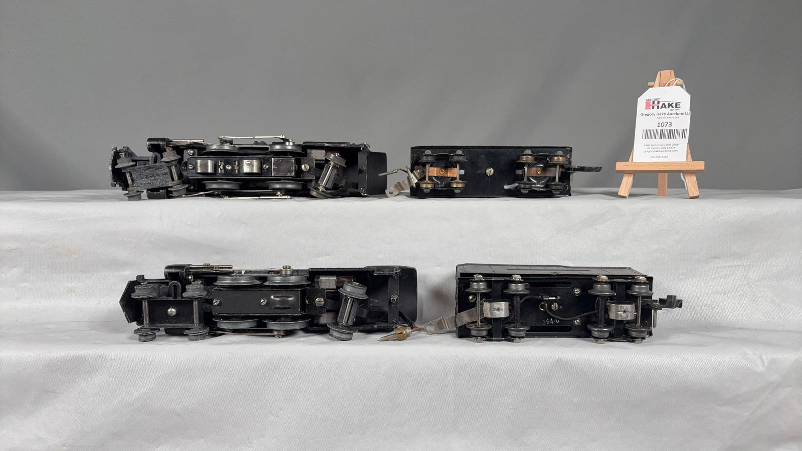 2 American Flyer Steam Locomotives: 545 & 565 w/ Tenders - O Gauge - 4
