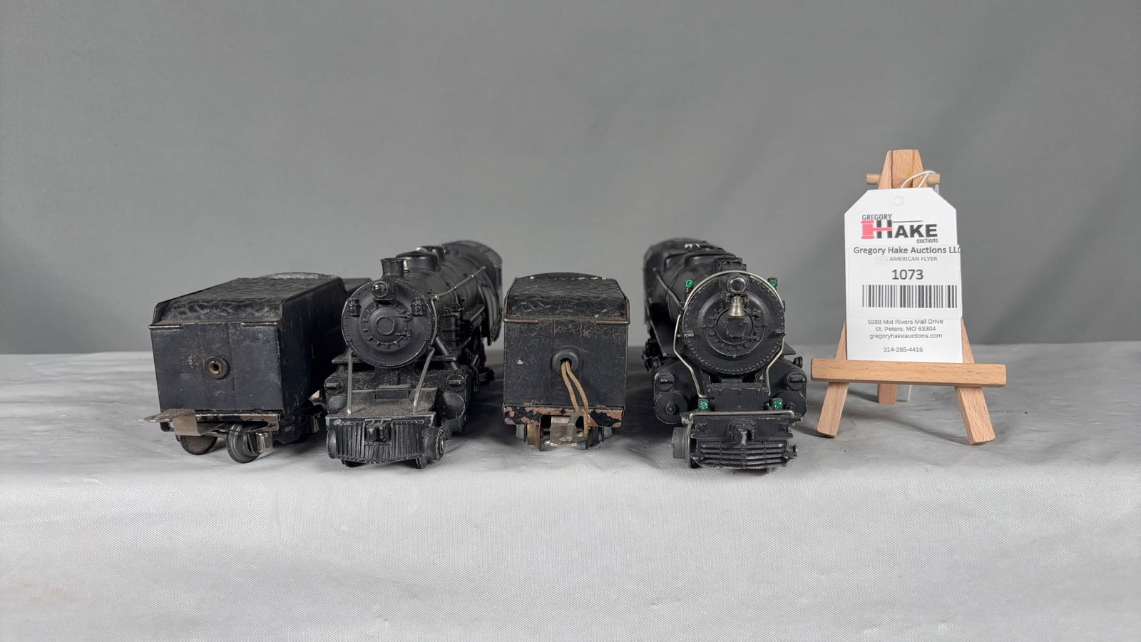 2 American Flyer Steam Locomotives: 545 & 565 w/ Tenders - O Gauge - 5