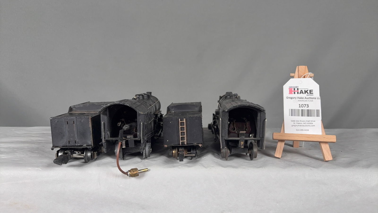 2 American Flyer Steam Locomotives: 545 & 565 w/ Tenders - O Gauge - 6