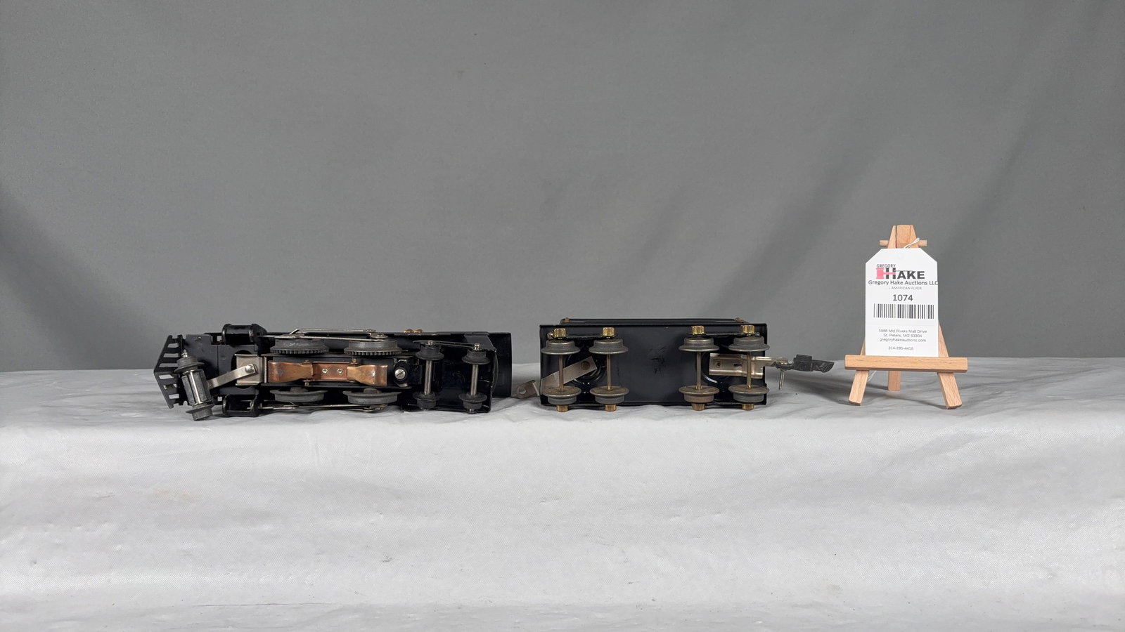 American Flyer O Gauge Steam Loco w/ Front Coupler & Tender - 4