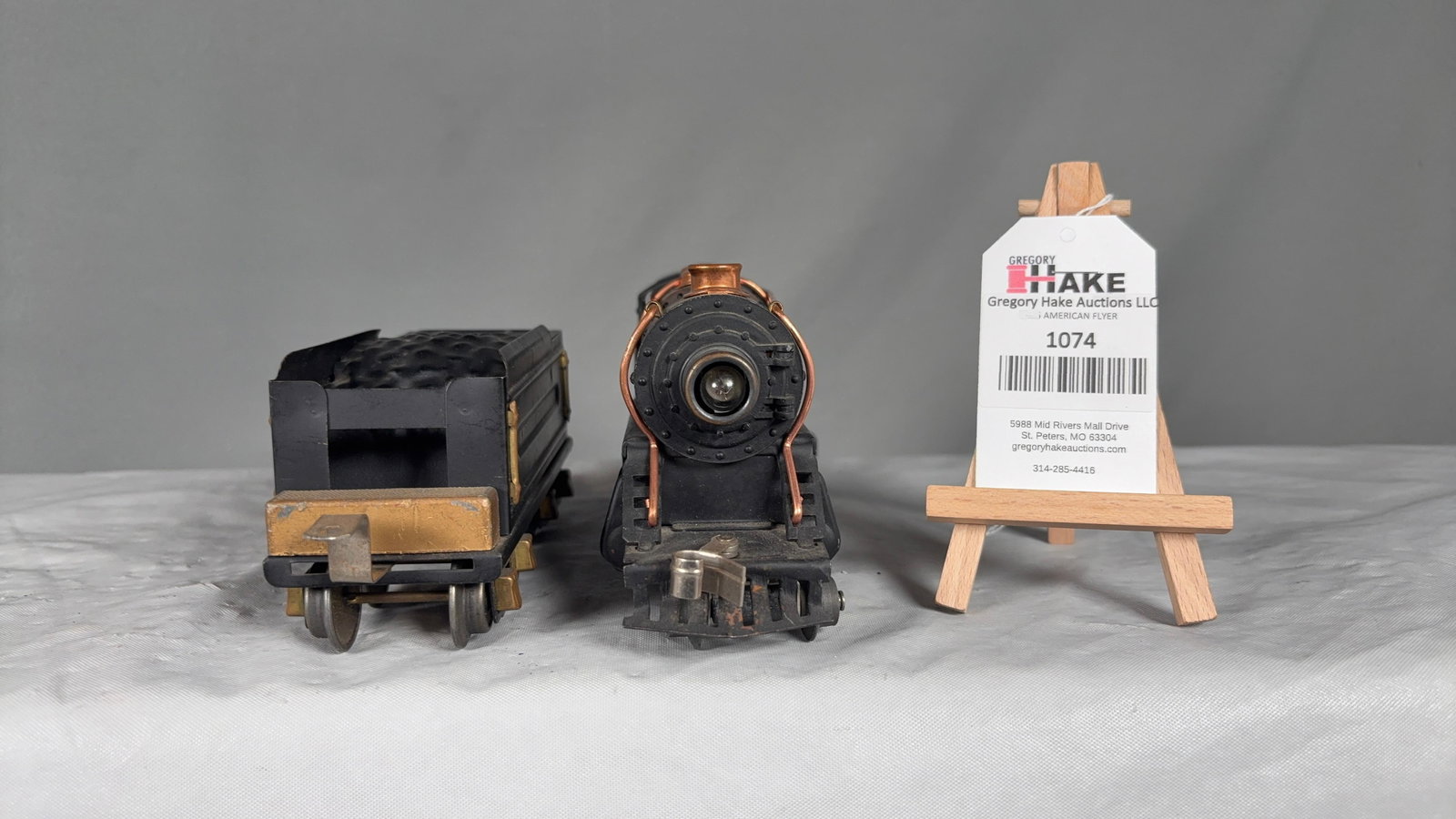 American Flyer O Gauge Steam Loco w/ Front Coupler & Tender - 5