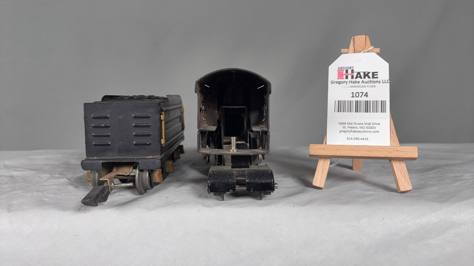 American Flyer O Gauge Steam Loco w/ Front Coupler & Tender - 6