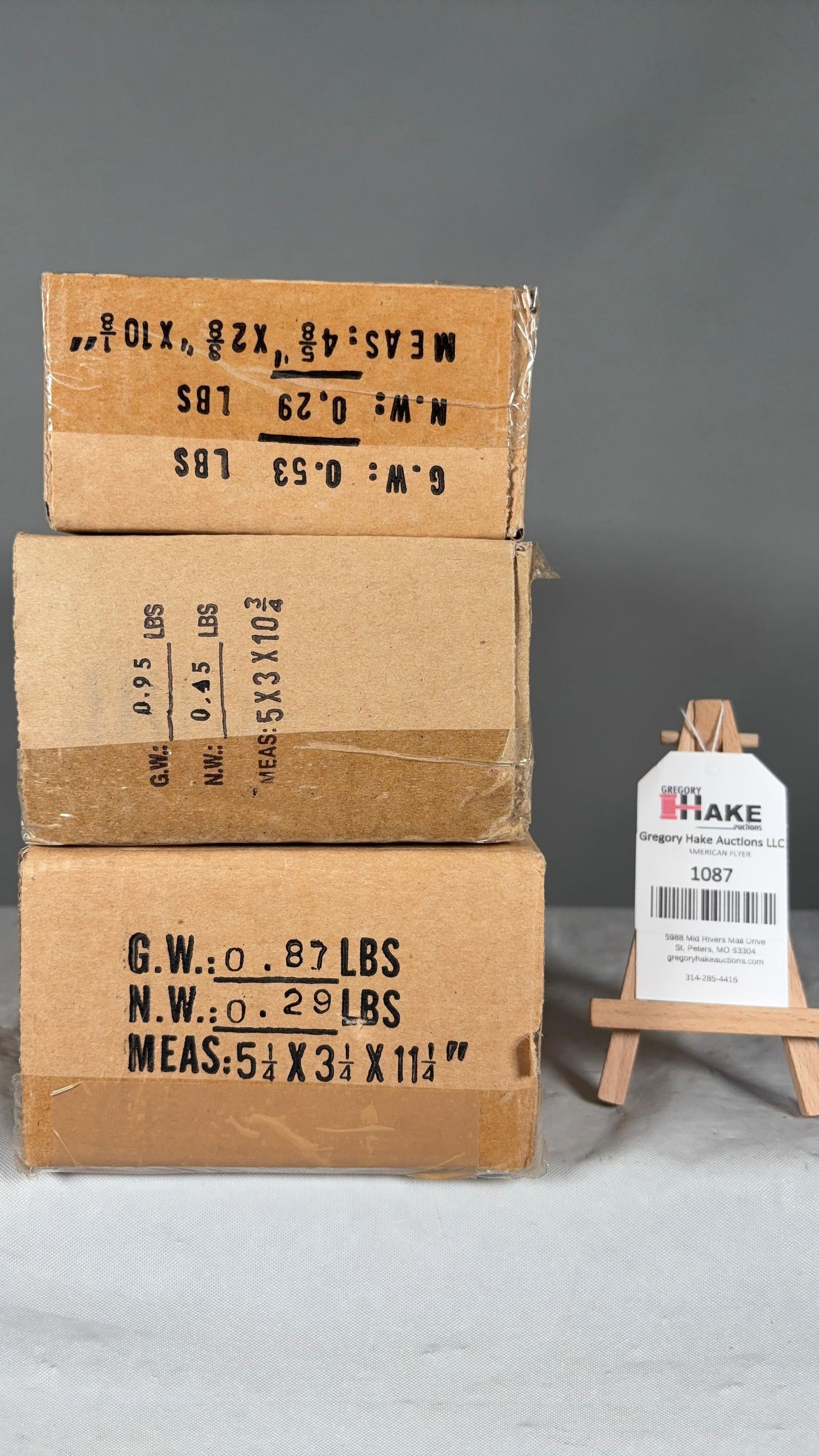 3 American Flyer LTI Freight Cars Factory Sealed in OB (1 of 2)