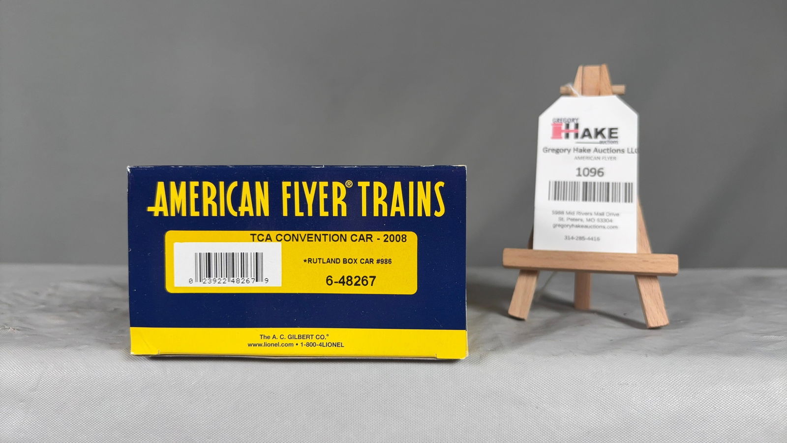 American Flyer 6-48267 TCA Convention Car - 2008 w/ OB - 2