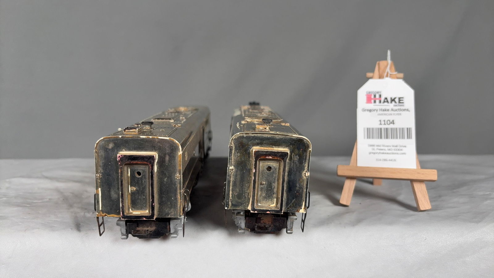 American Flyer Postwar Chrome 360 Santa Fe Loco PA & Dummy Diesel - 6