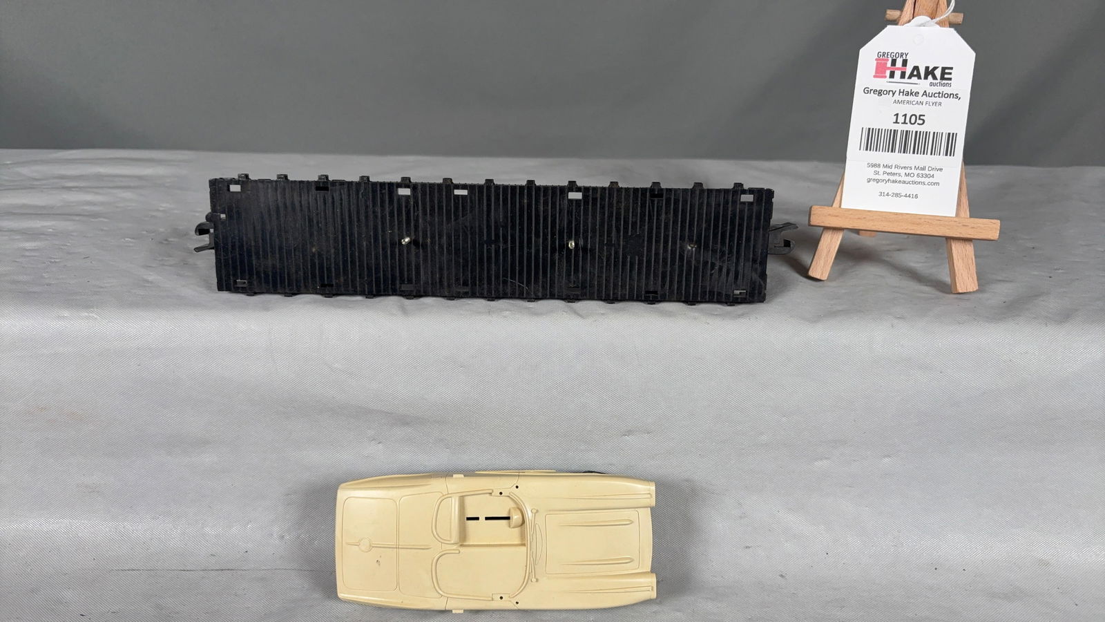 American Flyer Postwar24578 Flatcar w/White unassembled Corvette - 5