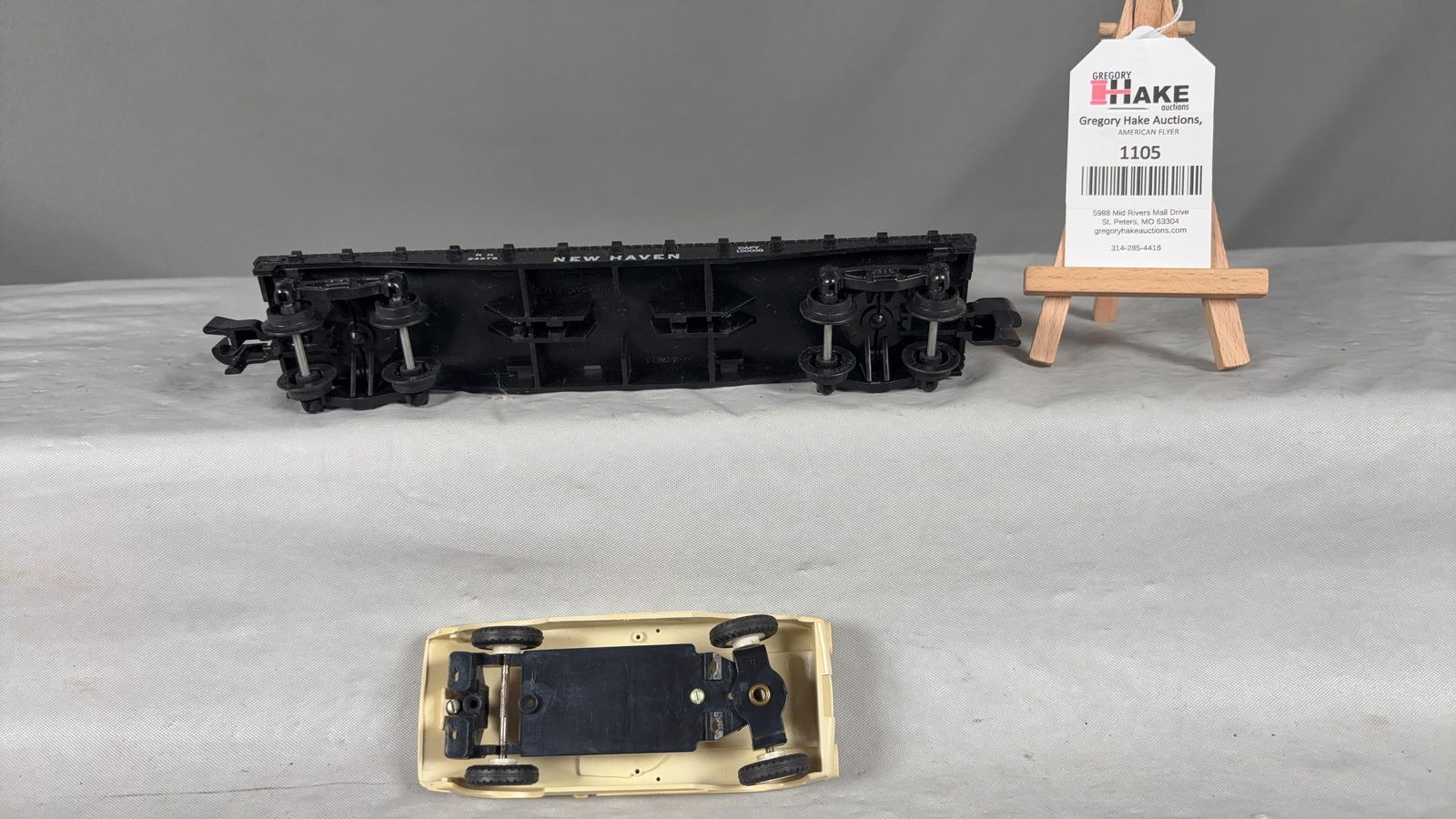 American Flyer Postwar24578 Flatcar w/White unassembled Corvette - 6