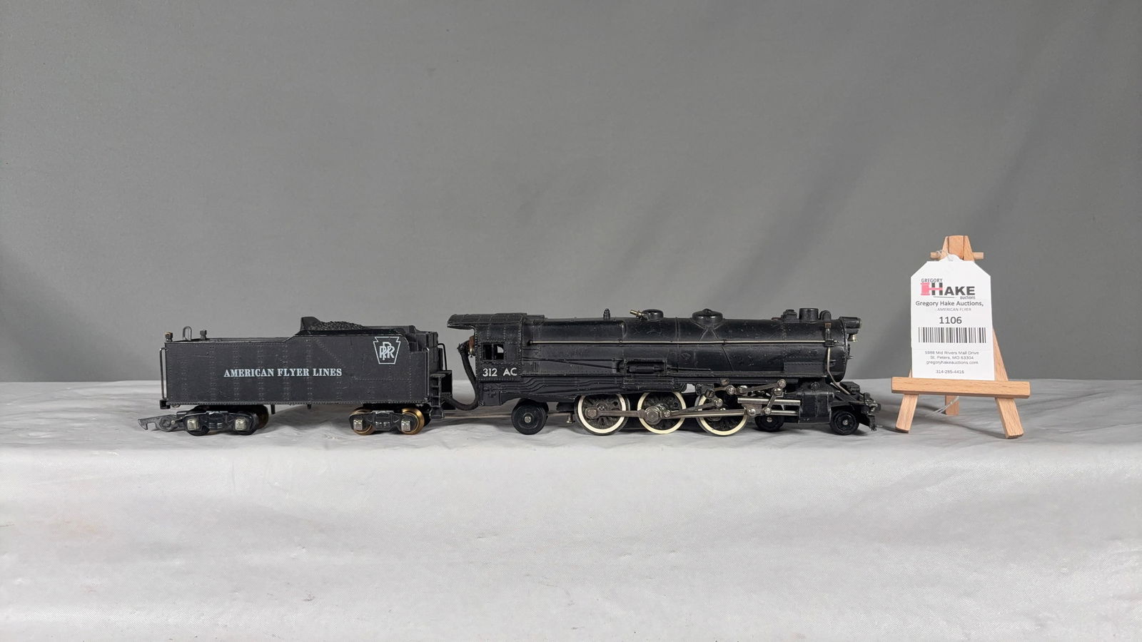 American Flyer Postwar 312 AC Pennsylvania Steam Loco & Tender (1 of 6)