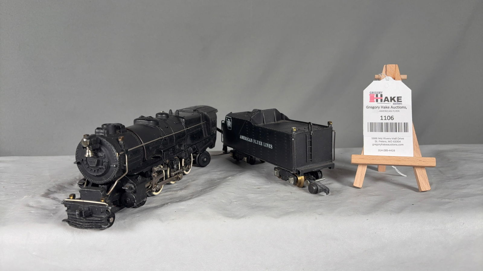 American Flyer Postwar 312 AC Pennsylvania Steam Loco & Tender - 5