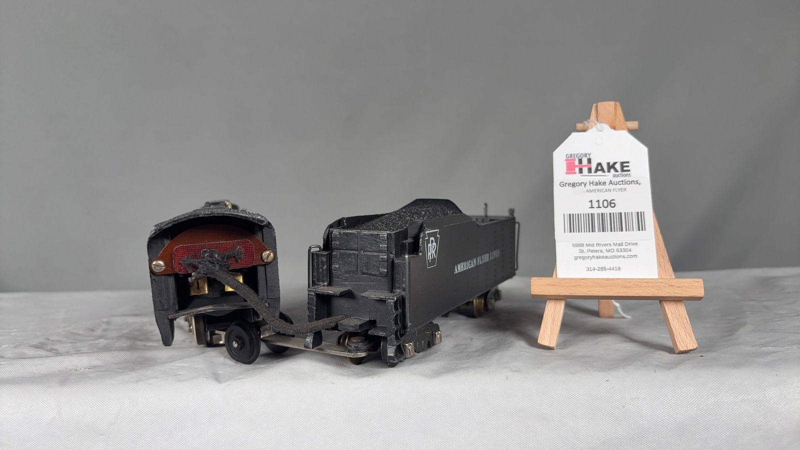 American Flyer Postwar 312 AC Pennsylvania Steam Loco & Tender - 6