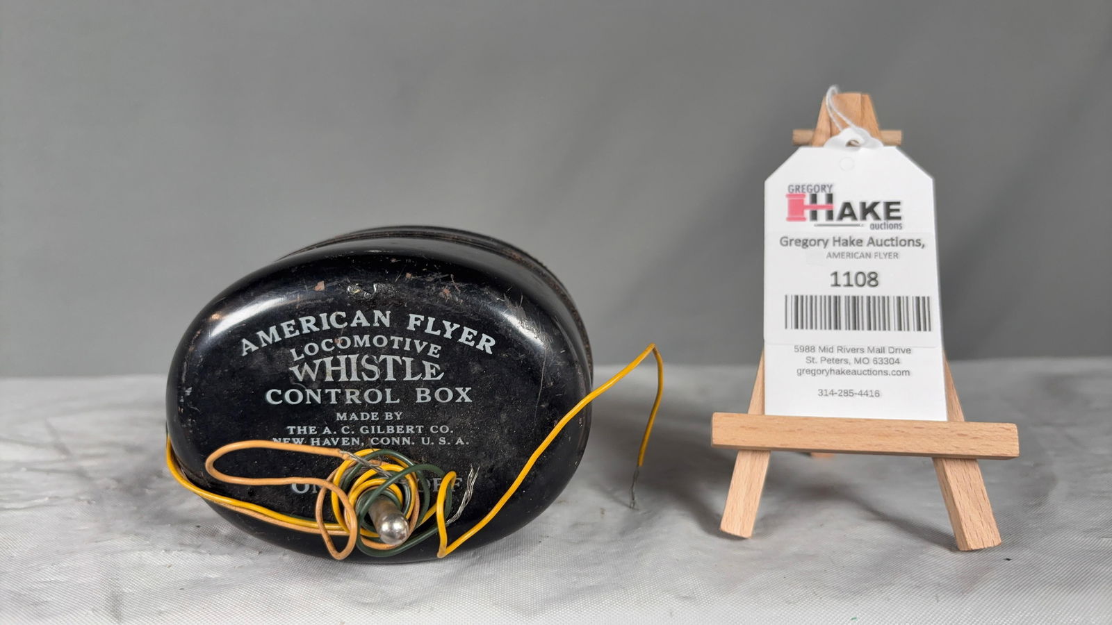 American Flyer Postwar Locomotive 314 AW Whistle Control Box - 2