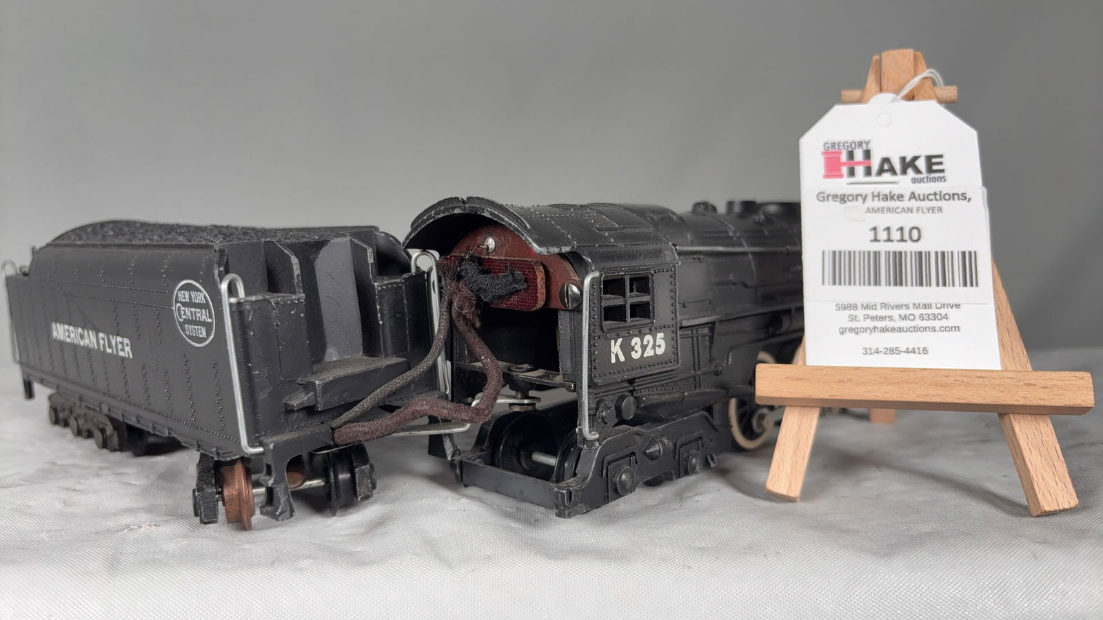 American Flyer Postwar K325 Hudson Steam Loco & Tender - 7