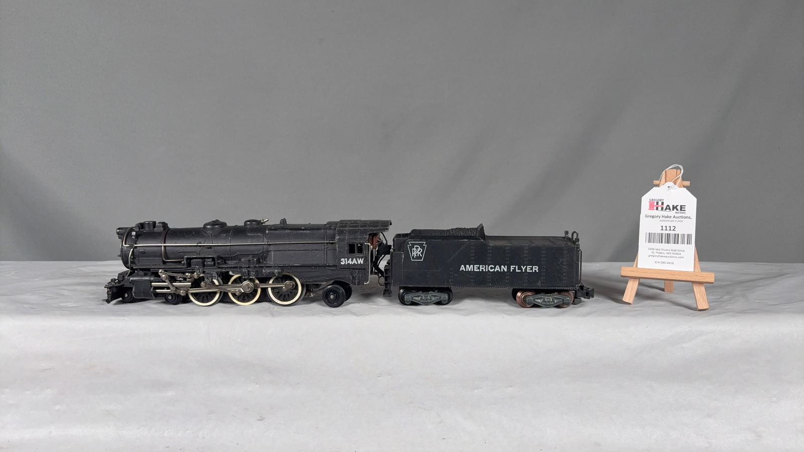 American Flyer Postwar 314 AW Steam Loco & Tender - 2