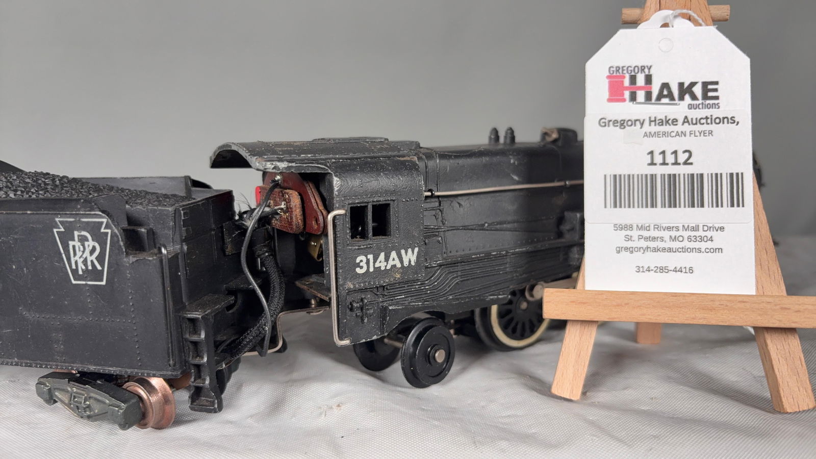 American Flyer Postwar 314 AW Steam Loco & Tender - 7