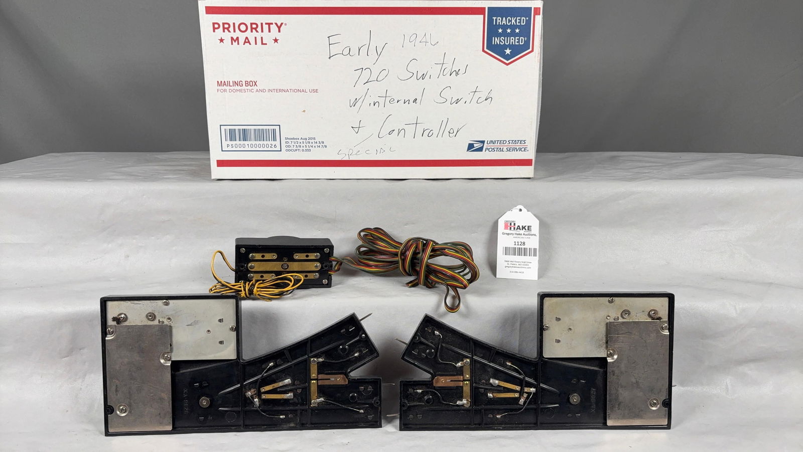 Early 1946 American Flyer 720 Switches with Internal Switch & Special Controller - 2