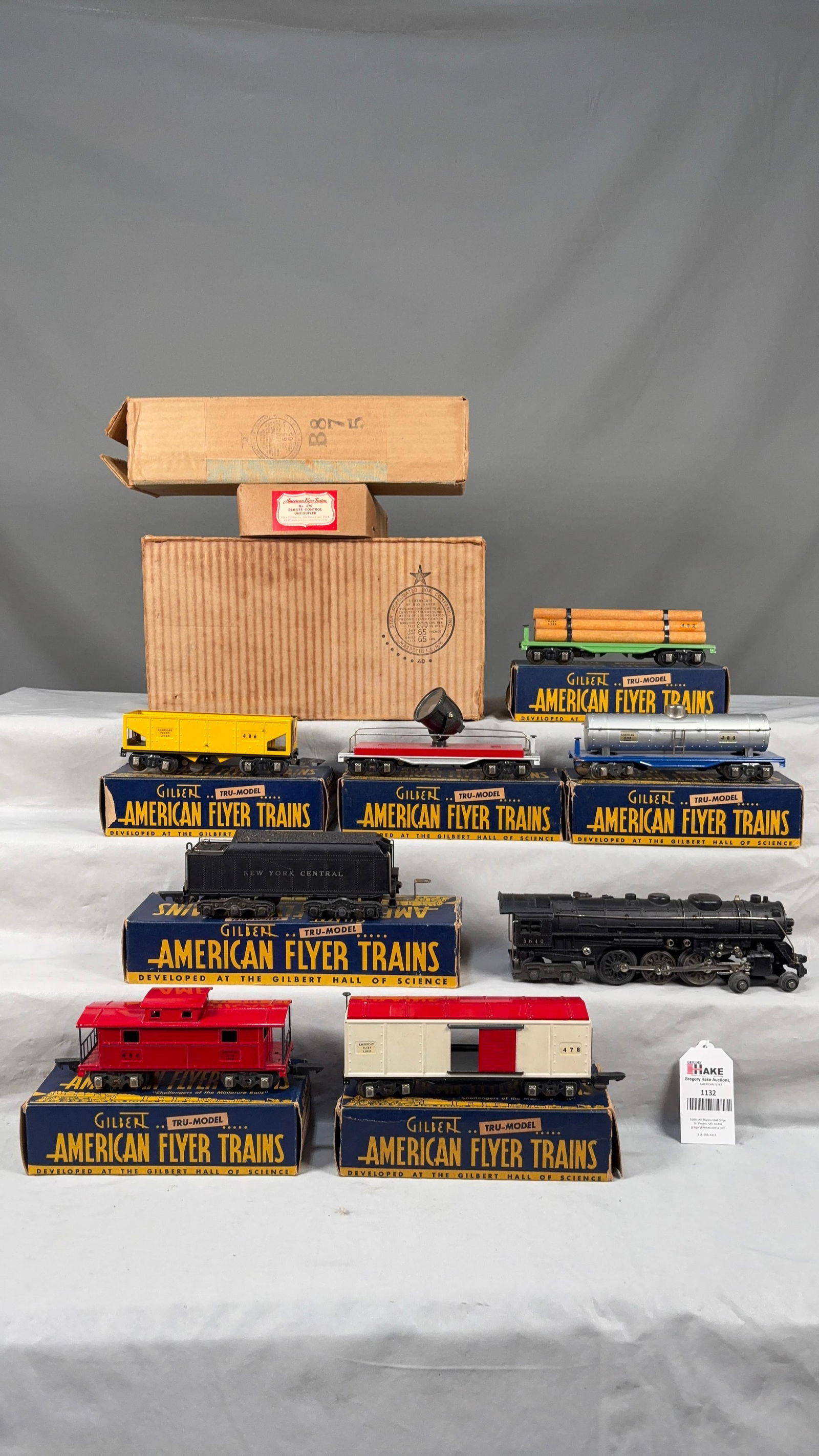 Beautiful American Flyer Prewar 4116 Boxed Freight Set (1 of 7)