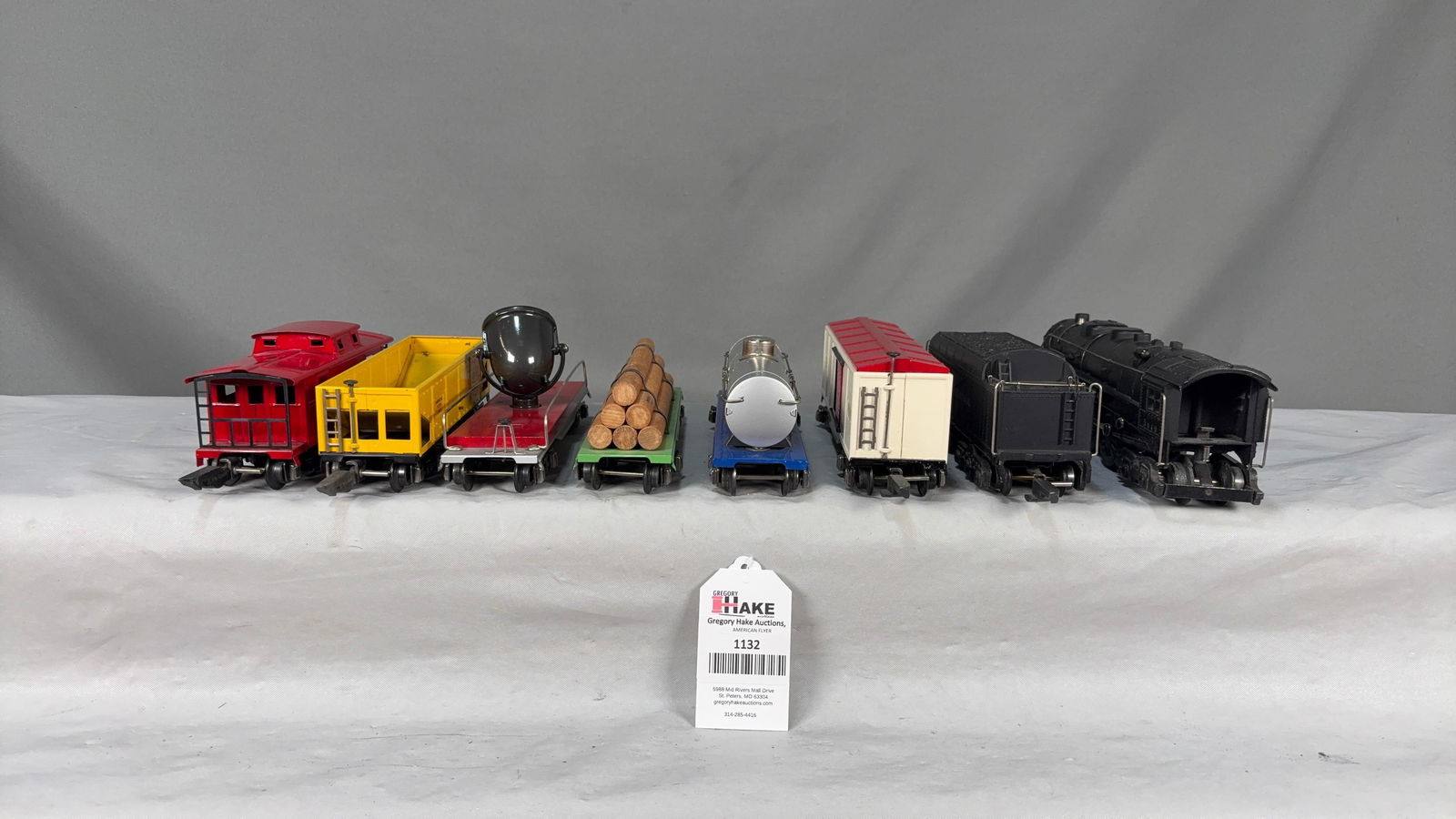 Beautiful American Flyer Prewar 4116 Boxed Freight Set - 3