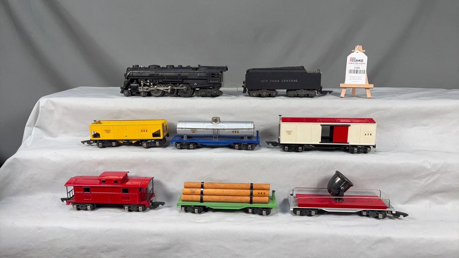 Beautiful American Flyer Prewar 4116 Boxed Freight Set - 4