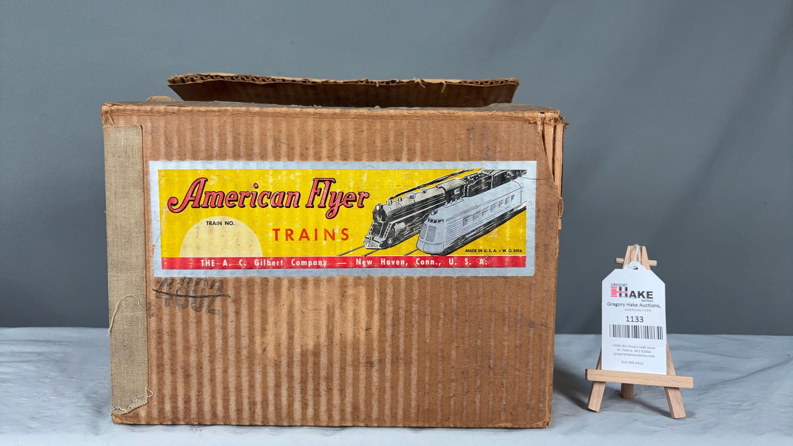 American Flyer Prewar Boxed Set w/401 Locomotive & Tender - 6