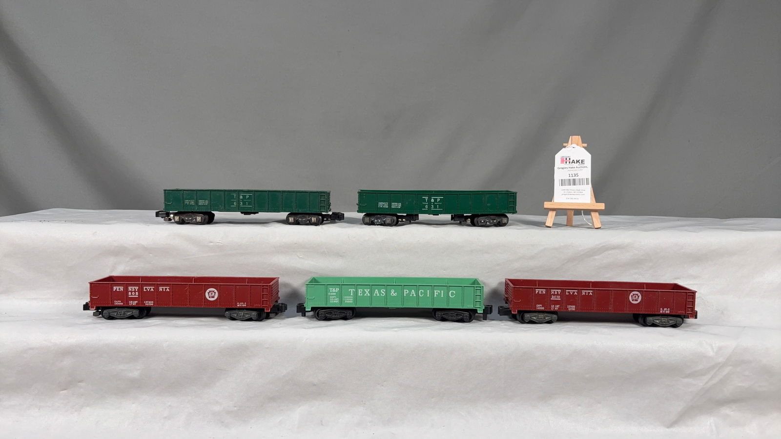 5 American Flyer Postwar Gondolas (1 of 6)