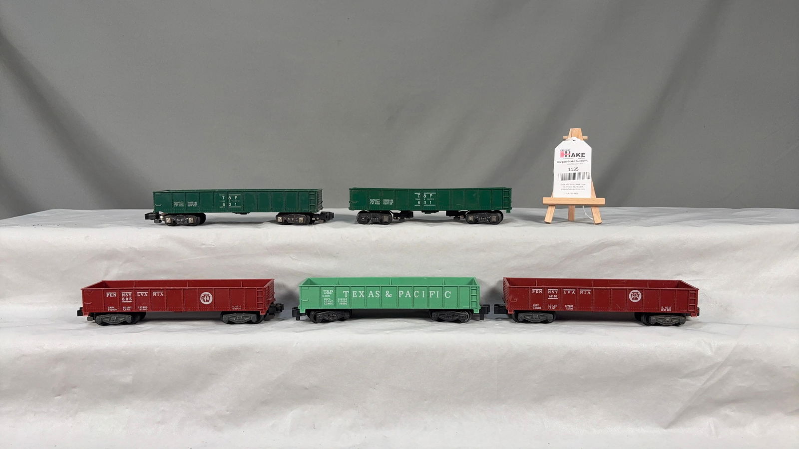 5 American Flyer Postwar Gondolas - 2