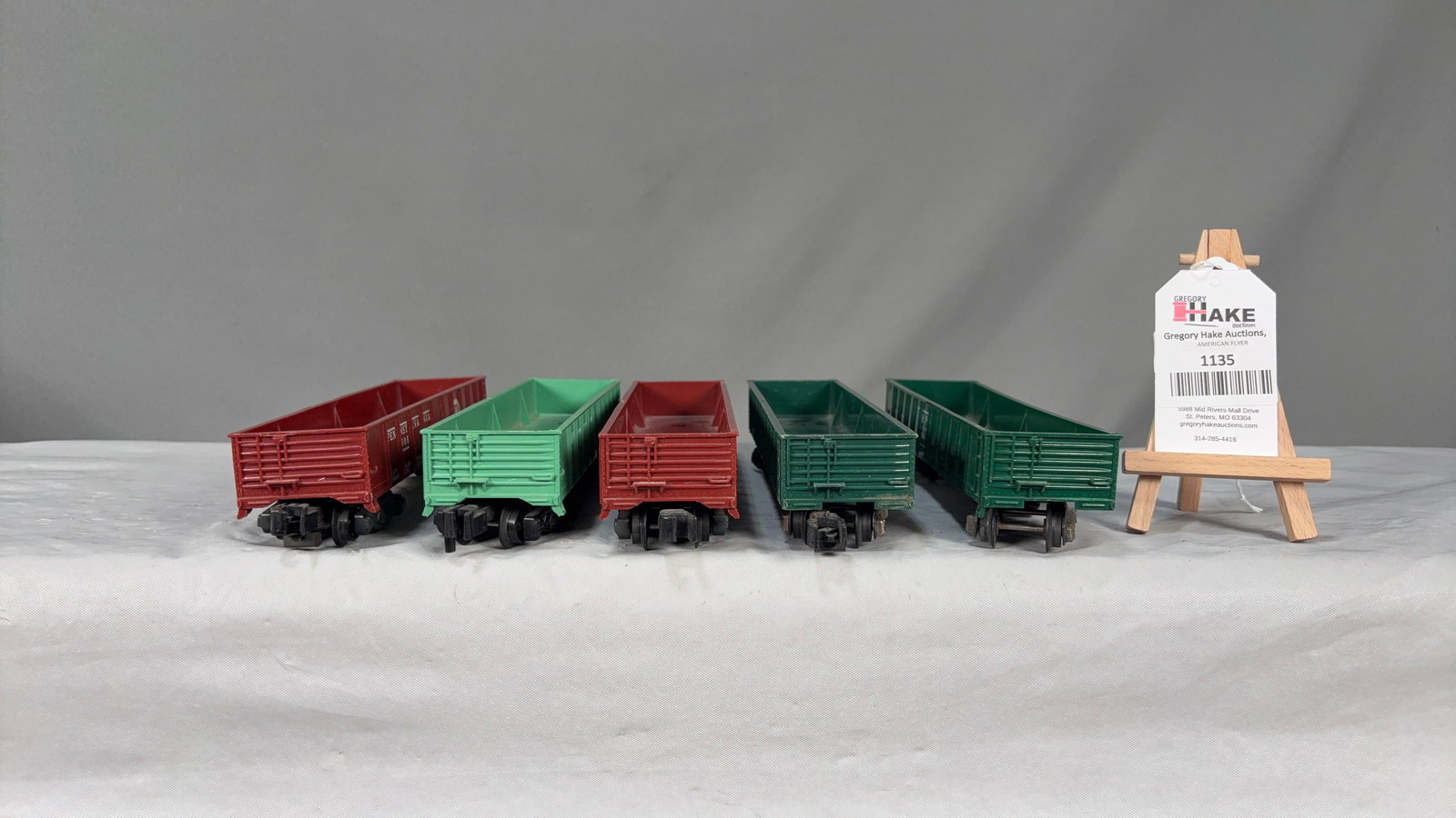 5 American Flyer Postwar Gondolas - 5