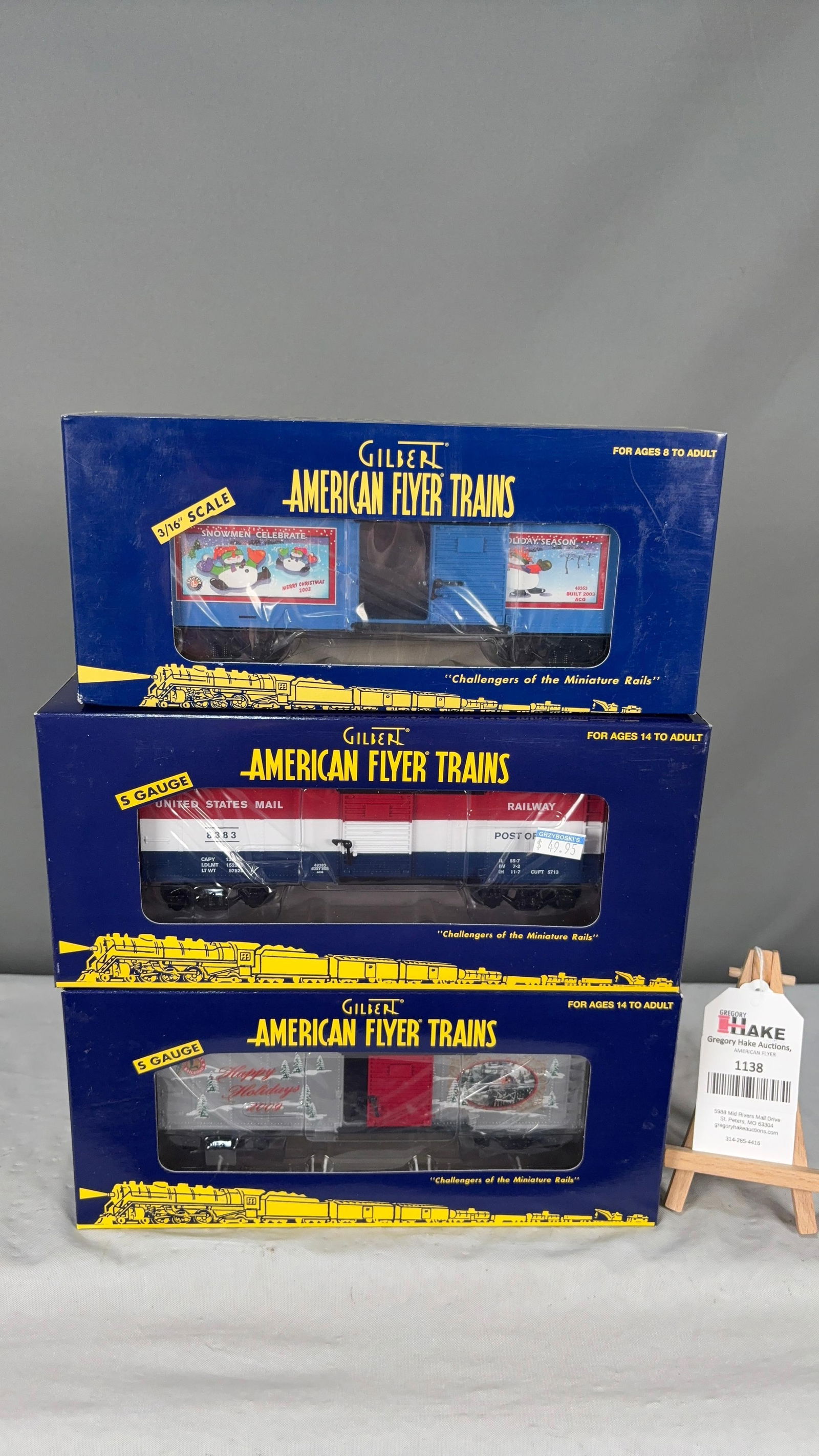 American Flyer 6-48353, 6-48383, 6-48376 w/ OB - 2