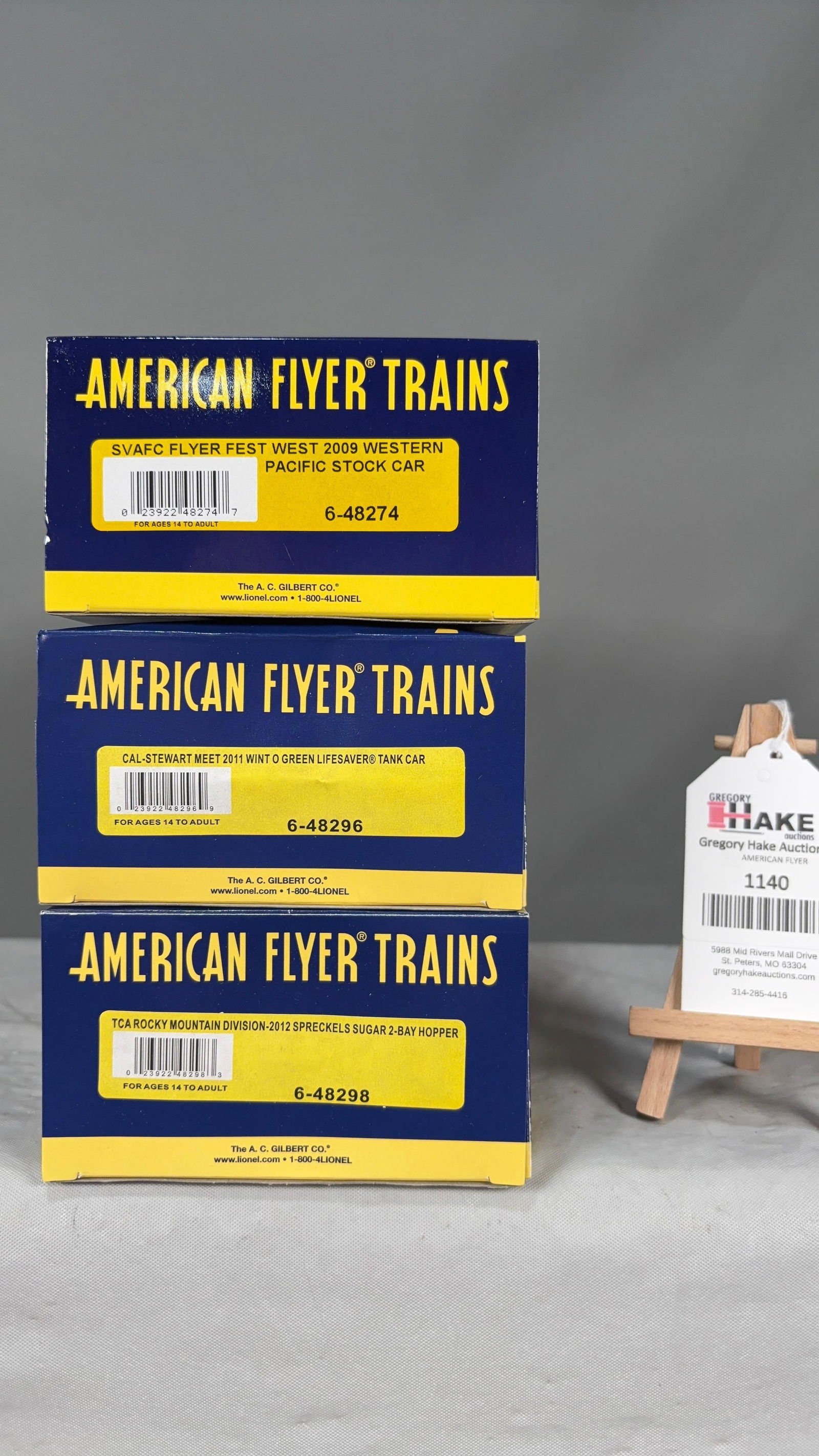 American Flyer 6-48298, 6-48296, 6-48274 w/ OB (1 of 2)