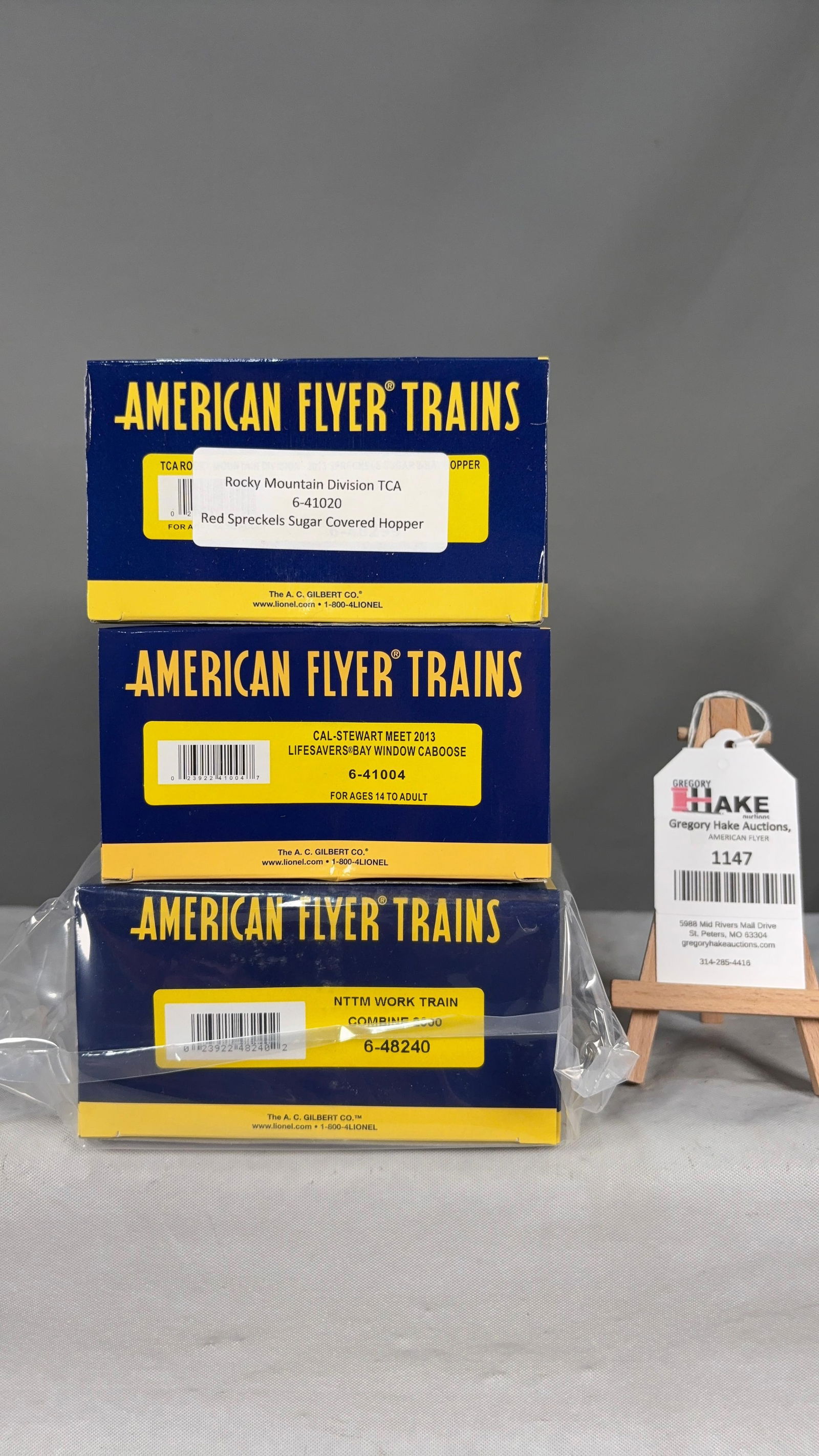 American Flyer 6-41004, 6-41020, 6-48240 w/ OB (1 of 2)