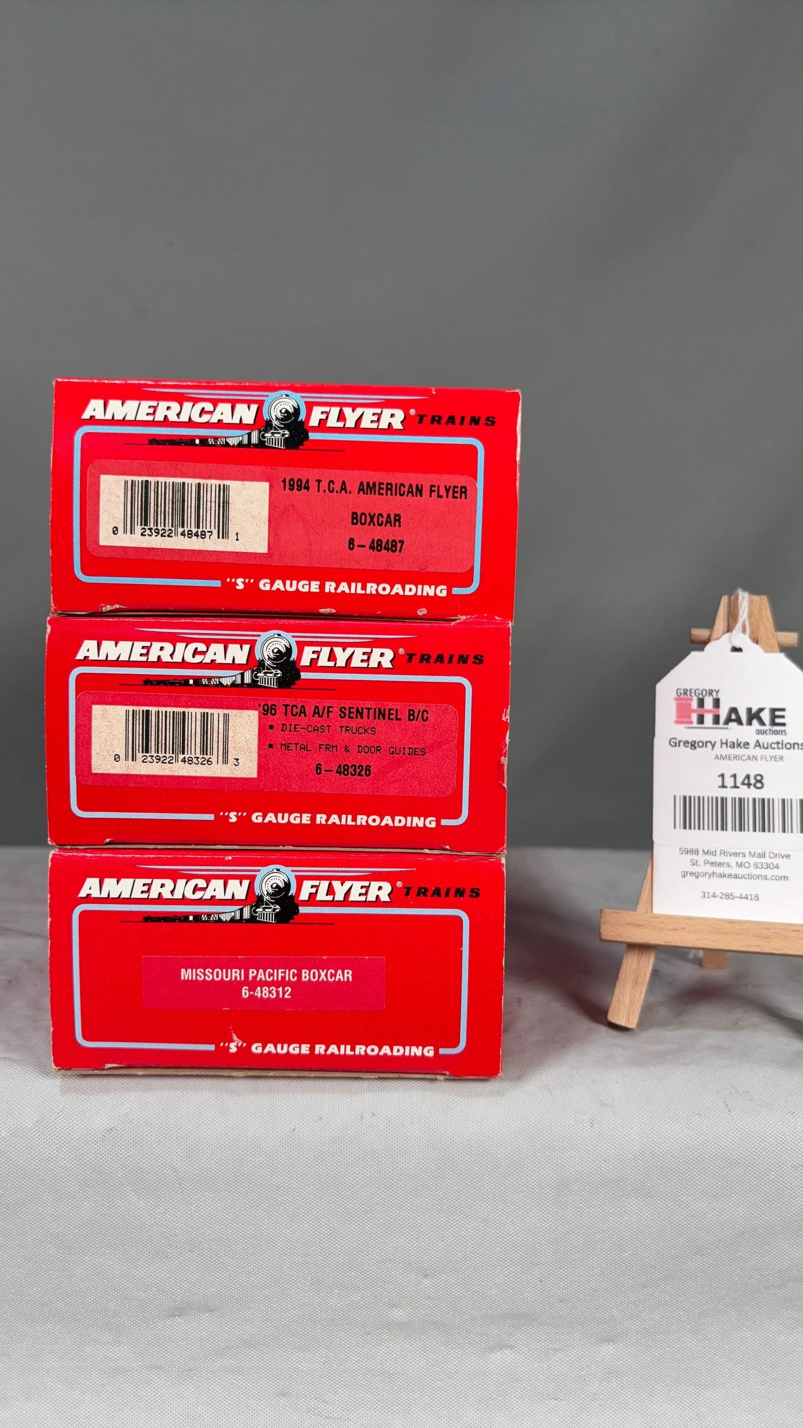 American Flyer 6-48487, 6-48312, 6-48326 w/ OB (1 of 2)