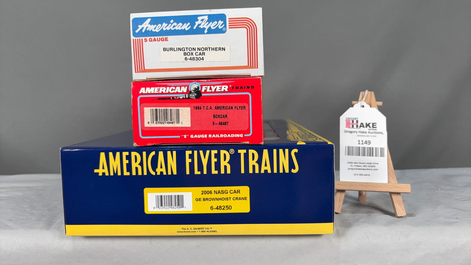 American Flyer 6-48487, 6-48304, 6-48250 w/ OB (1 of 2)