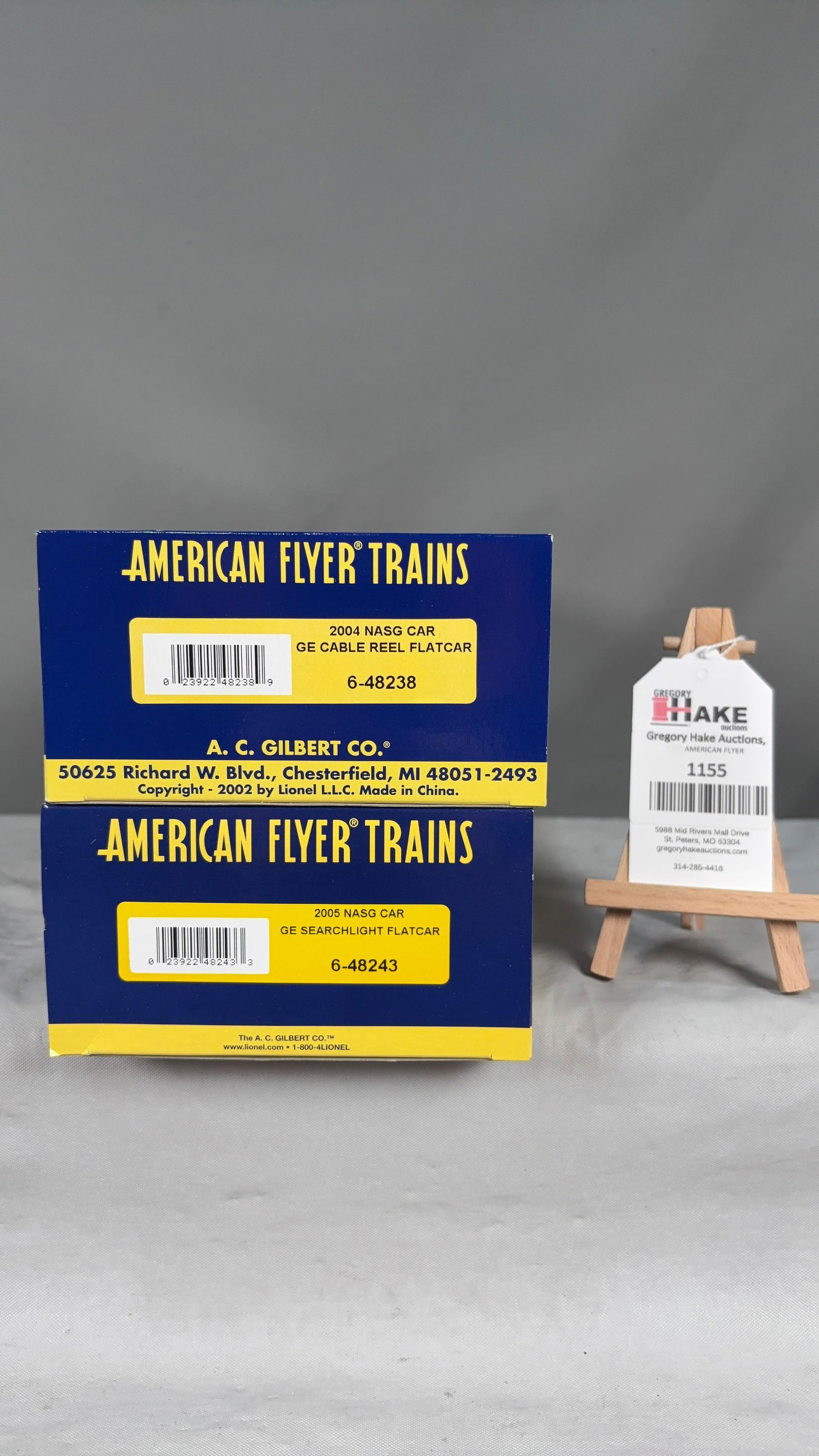 American Flyer 6-48238, 6-48243 w/ OB (1 of 2)