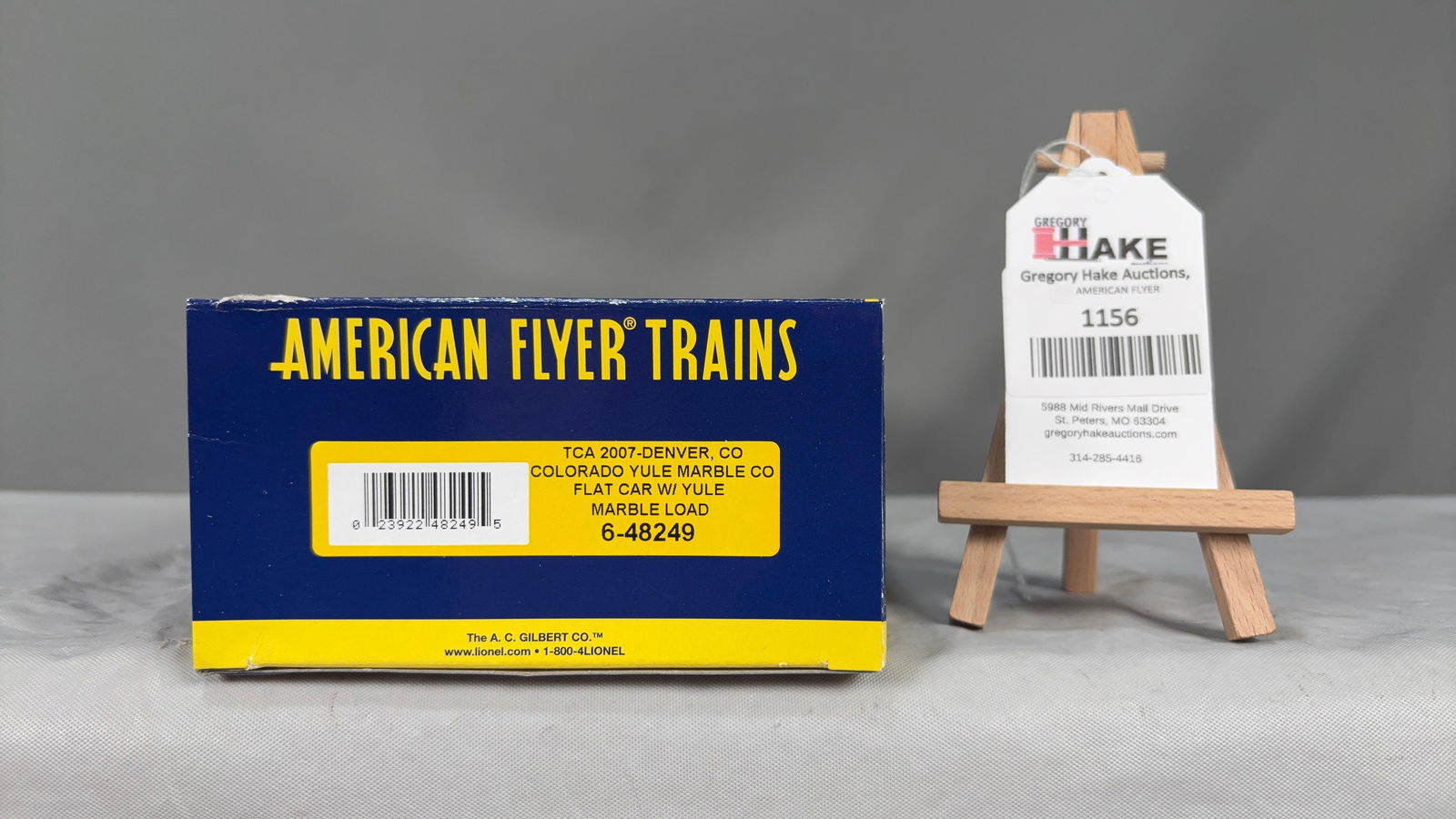 American Flyer 6-48249 TCA 2000 Denver, CO Colorado Yule Marble Co.w/ OB (1 of 2)