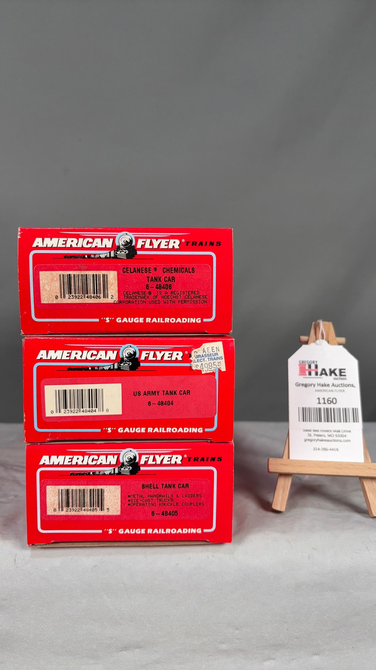 American Flyer 6-48404, 6-48406, 6-48405 w/ OB (1 of 2)