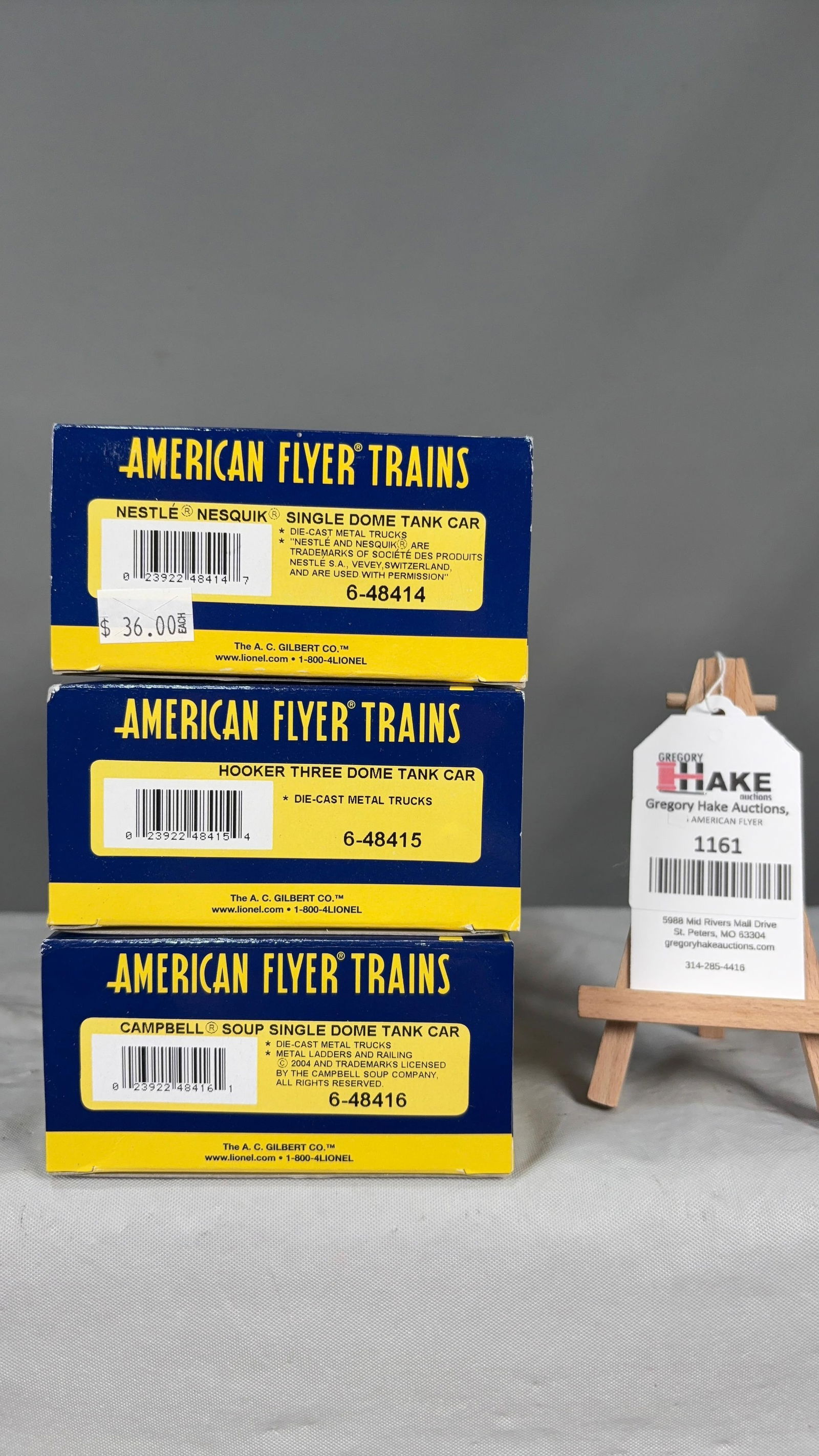 American Flyer 6-48414, 6-48415, 6-48416 w/ OB (1 of 2)