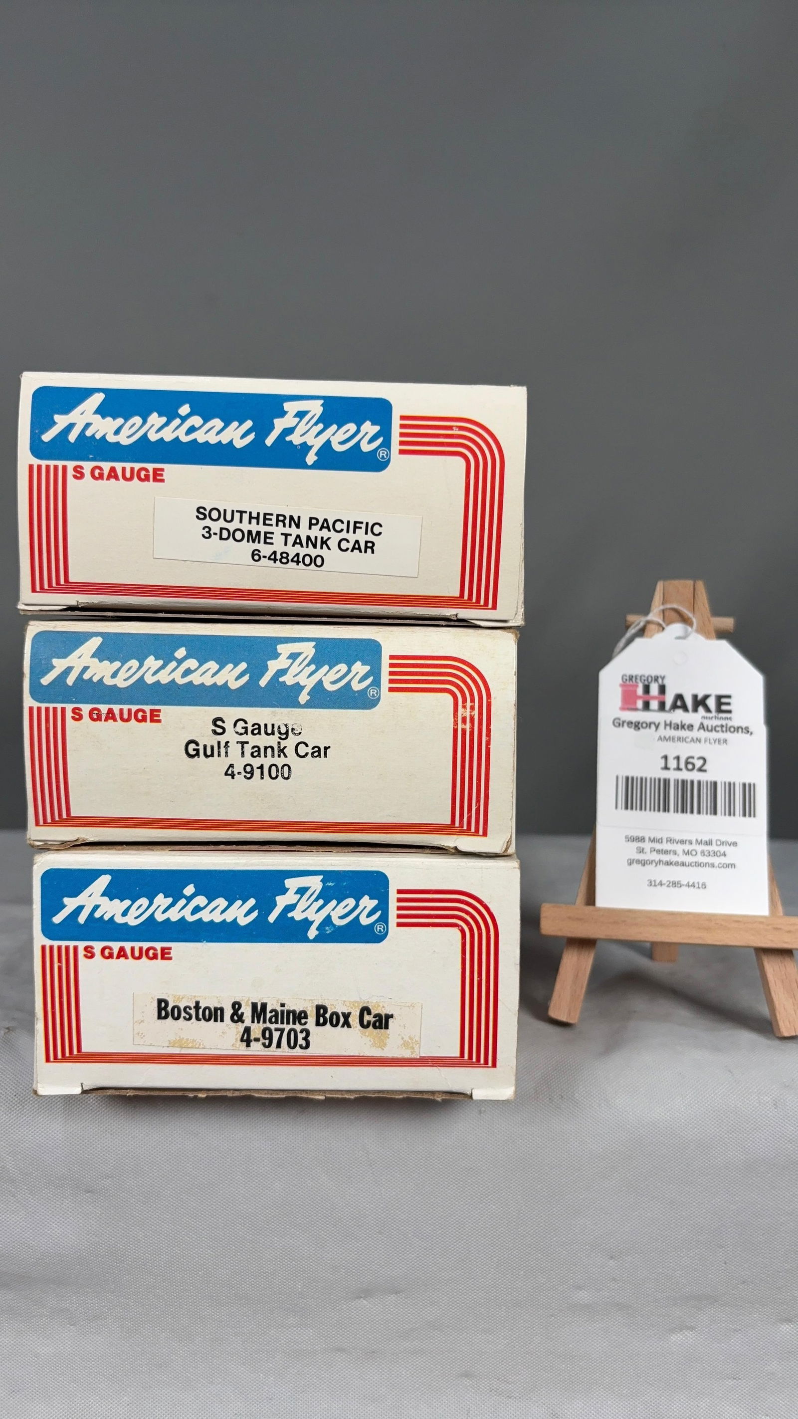 American Flyer 4-9100, 6-48400, 4-9703 w/ OB (1 of 2)