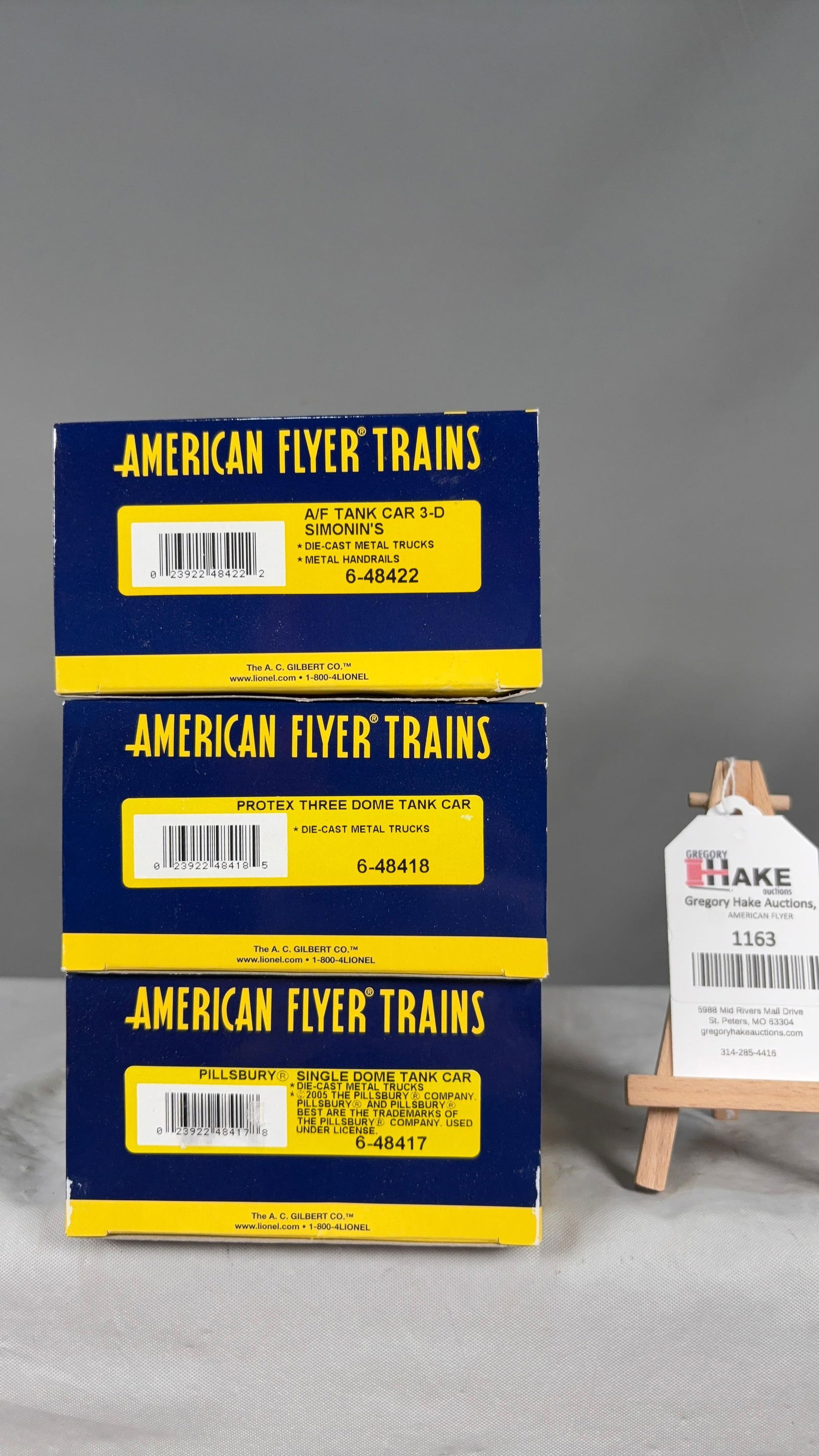 American Flyer 6-48418, 6-48422, 6-48417 w/ OB (1 of 2)