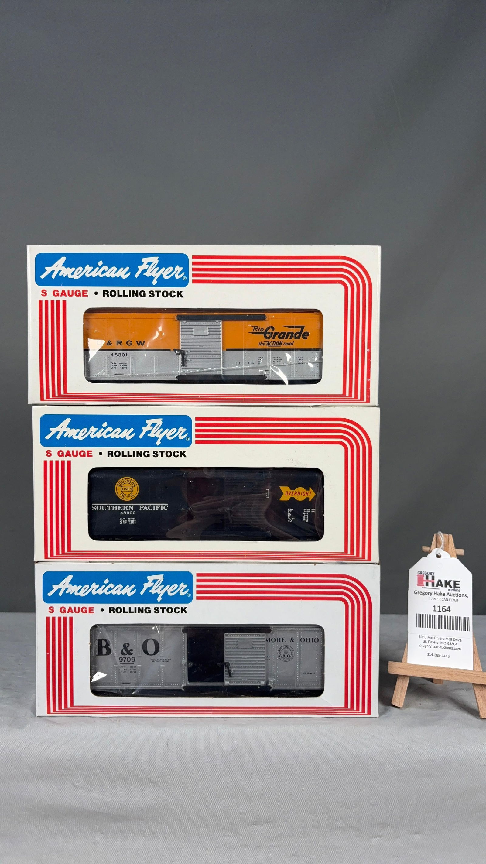 American Flyer 6-48301, 6-48300, 4-9709 w/ OB - 2