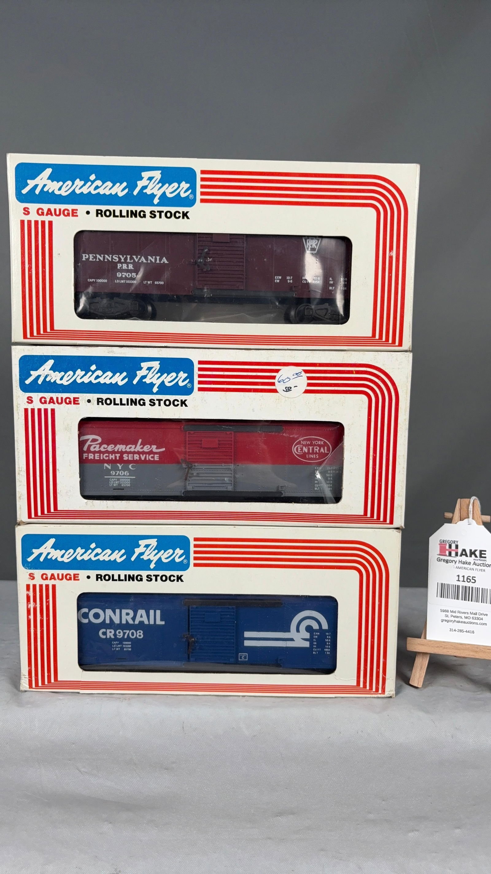 American Flyer 4-9705, 4-9706 4-9708 w/ OB - 2