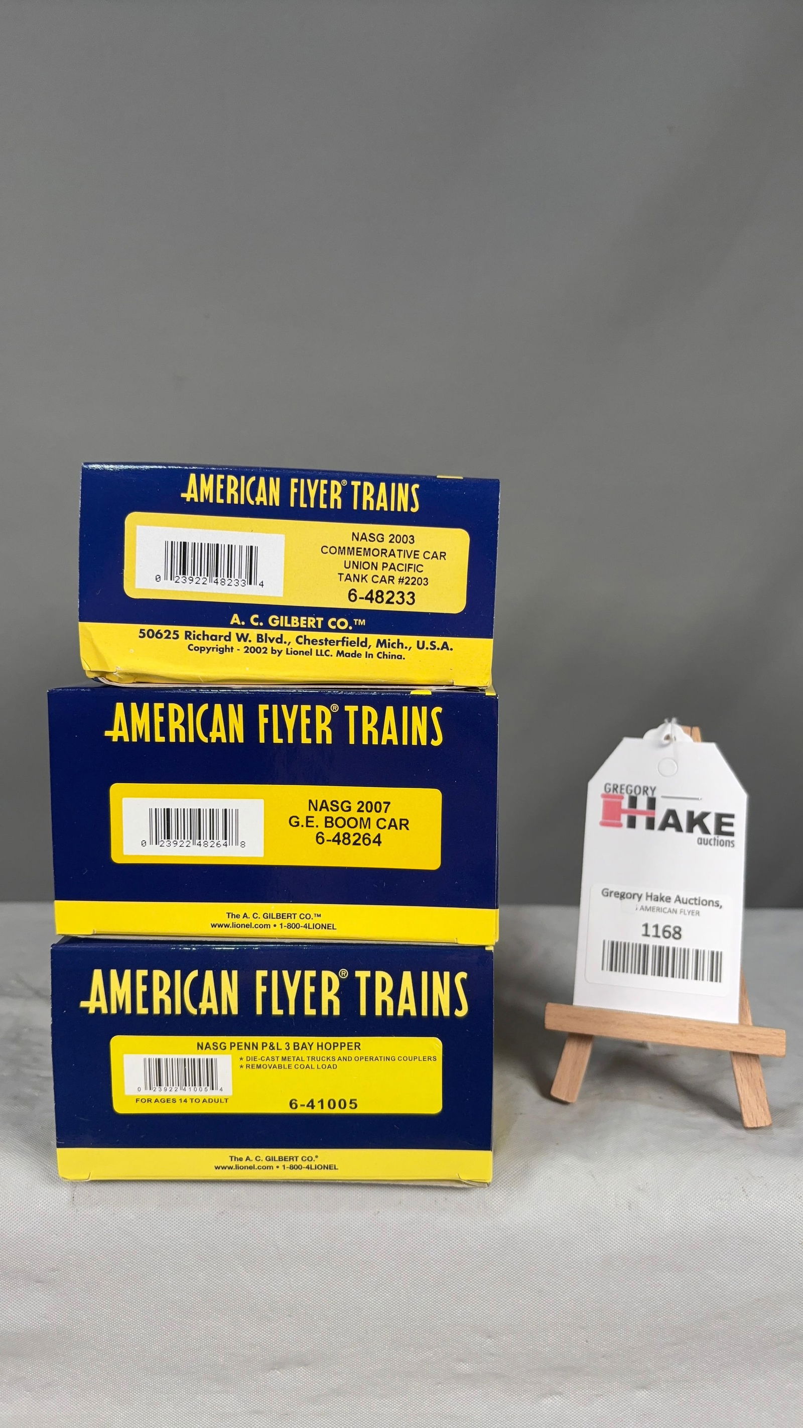 American Flyer 6-48233, 6-48264, 6-41005 w/ OB (1 of 2)