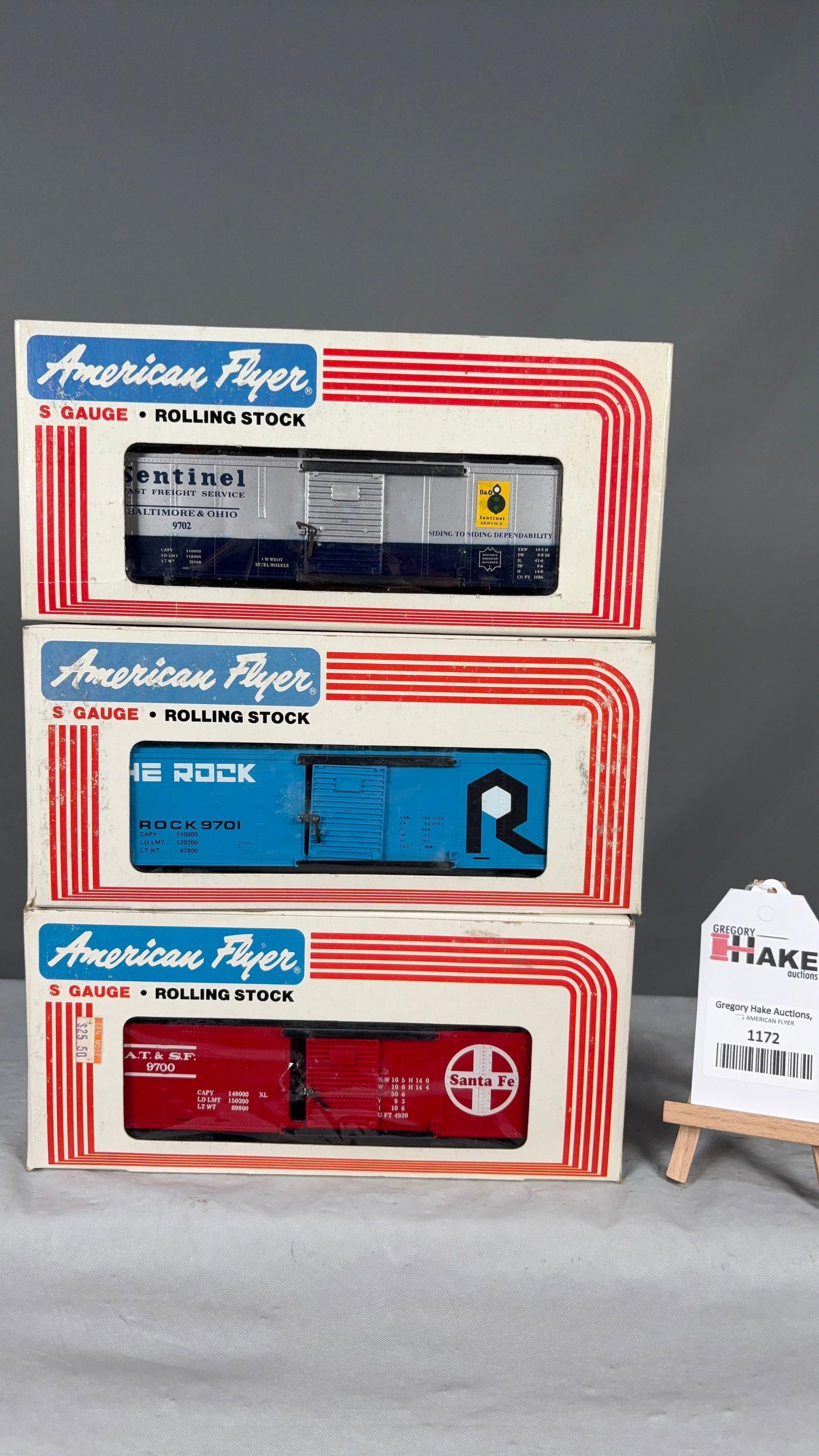 American Flyer 4-9702, 4-9701, 4-9700 w/ OB - 2