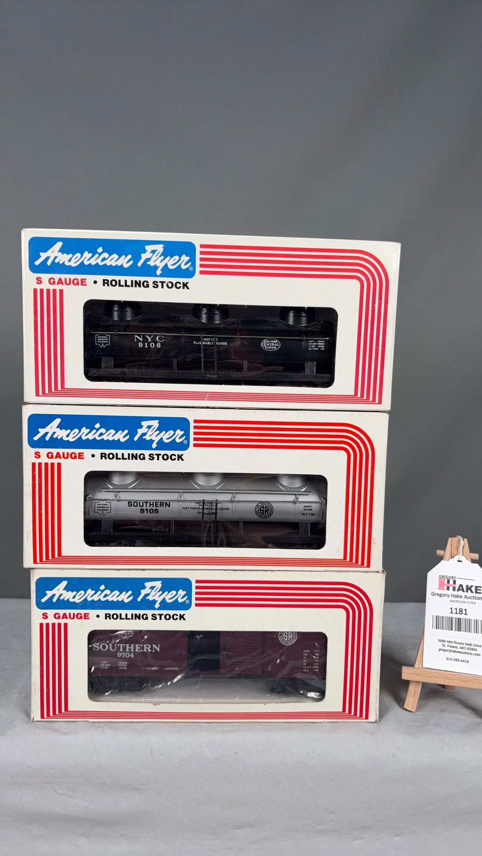 American Flyer 4-9106, 4-9105, 4-9704 w/ OB - 2