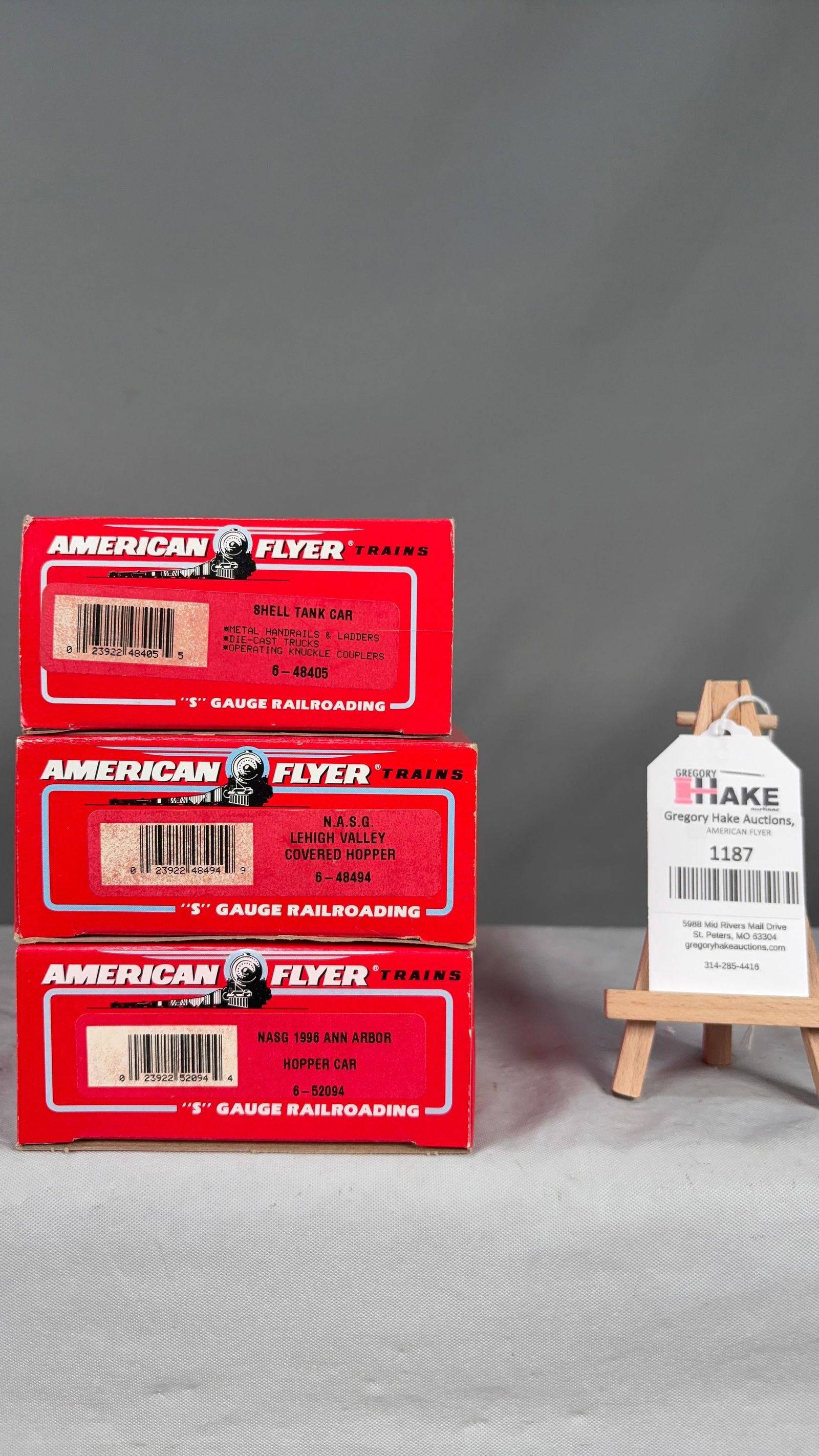 American Flyer 6-48405, 6-52094, 6-48494 w/ OB (1 of 2)