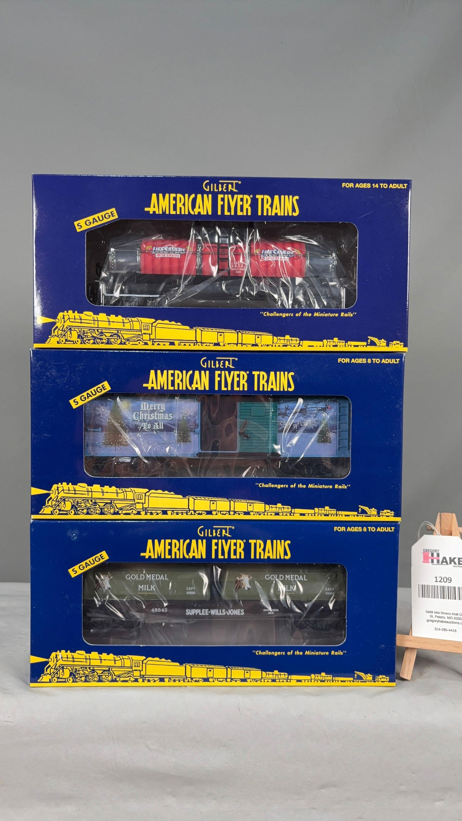 American Flyer 6-48275, 6-48368, 6-48543 w/ OBs - 2