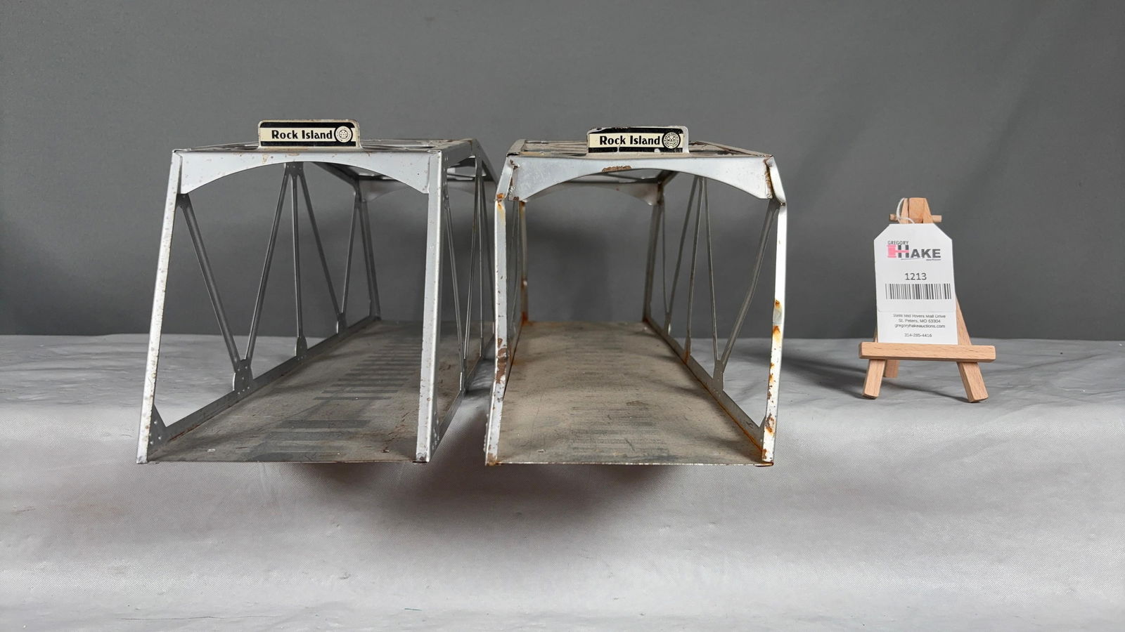 2 Marx Postwar Rock Island Bridges - 2