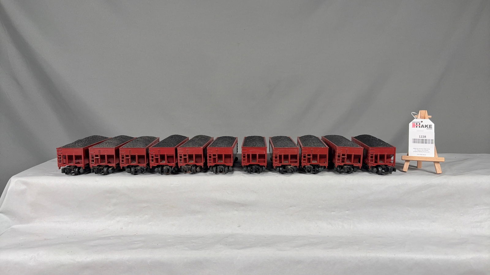 11 American Flyer 921 CB&Q Hoppers with Coal Loads - 5