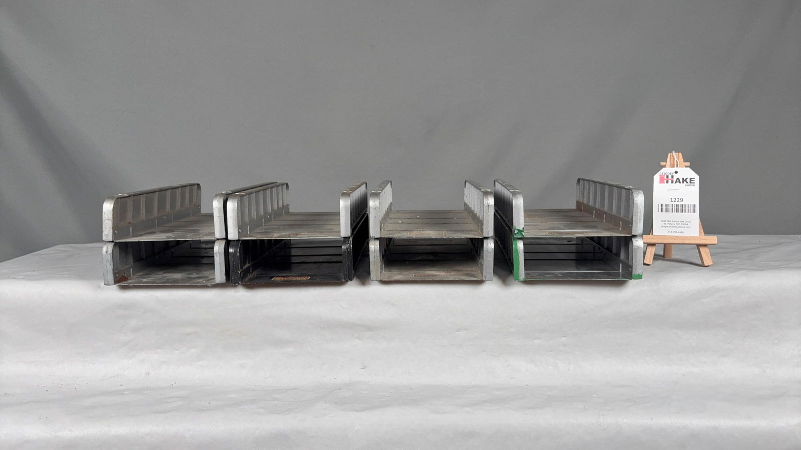 9 American Flyer Postwar Plate Girder Bridges (1 of 4)