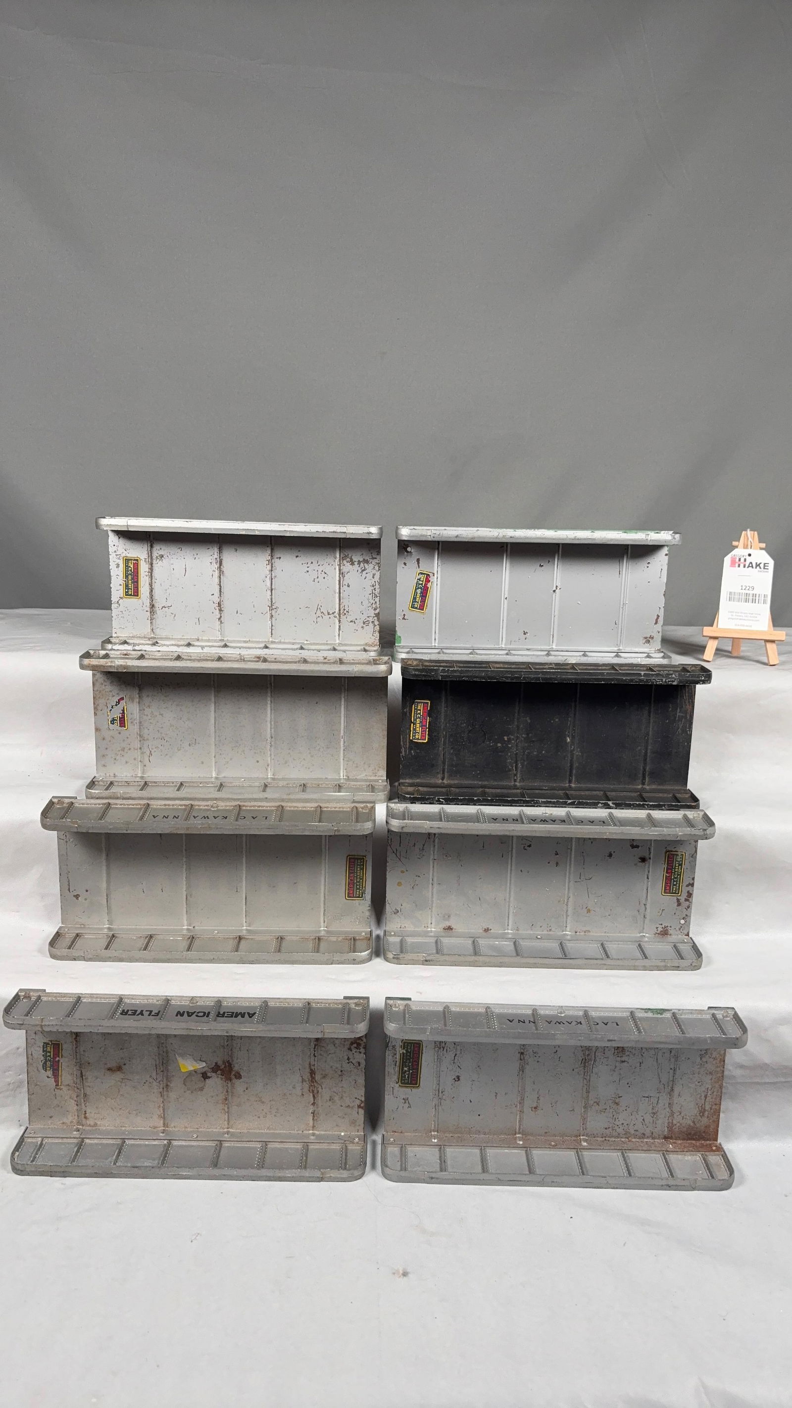 9 American Flyer Postwar Plate Girder Bridges - 2