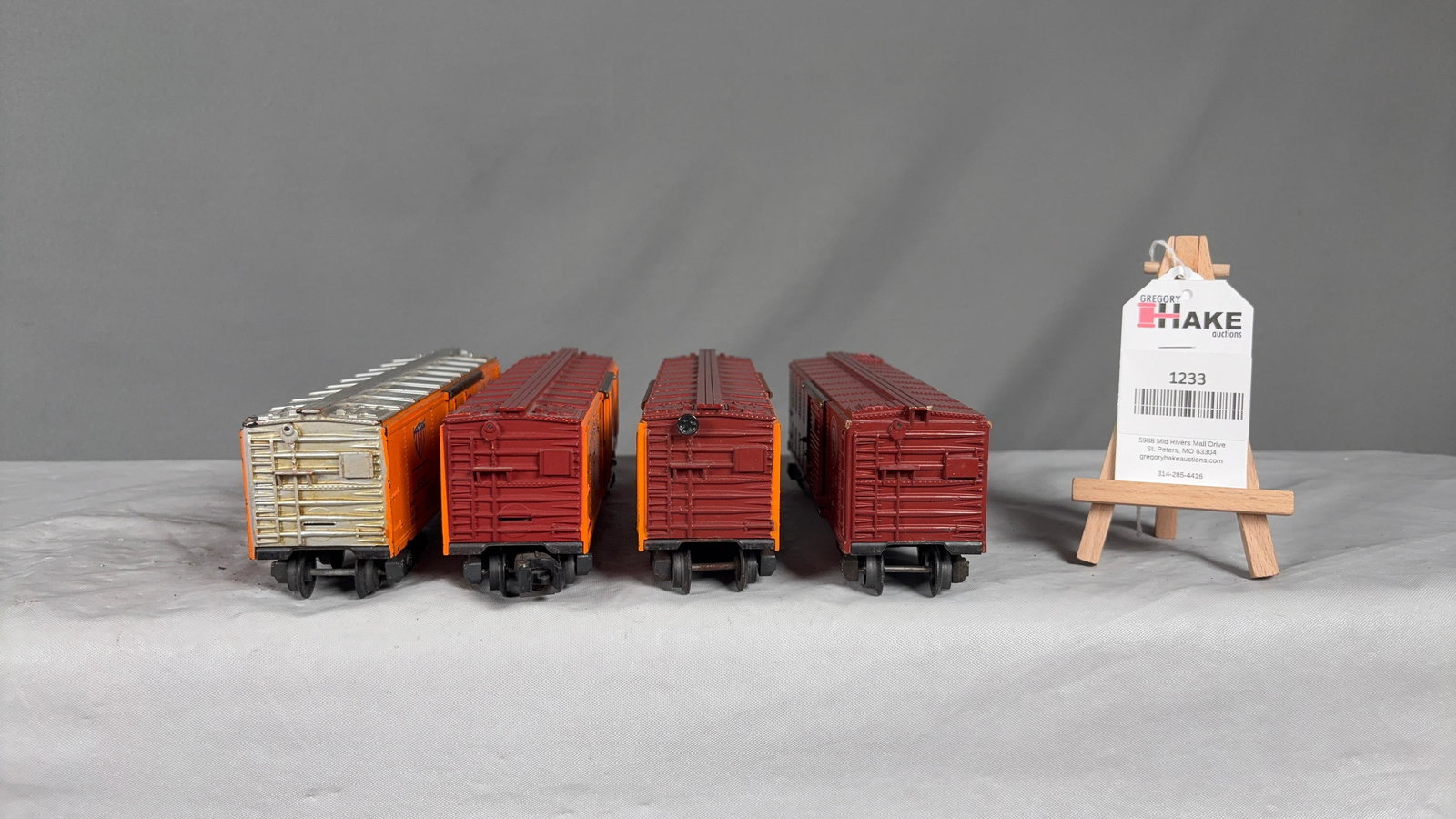 American Flyer 913 GN, 2- 947 NP's and 988 ART Reefer Freight Cars - 5