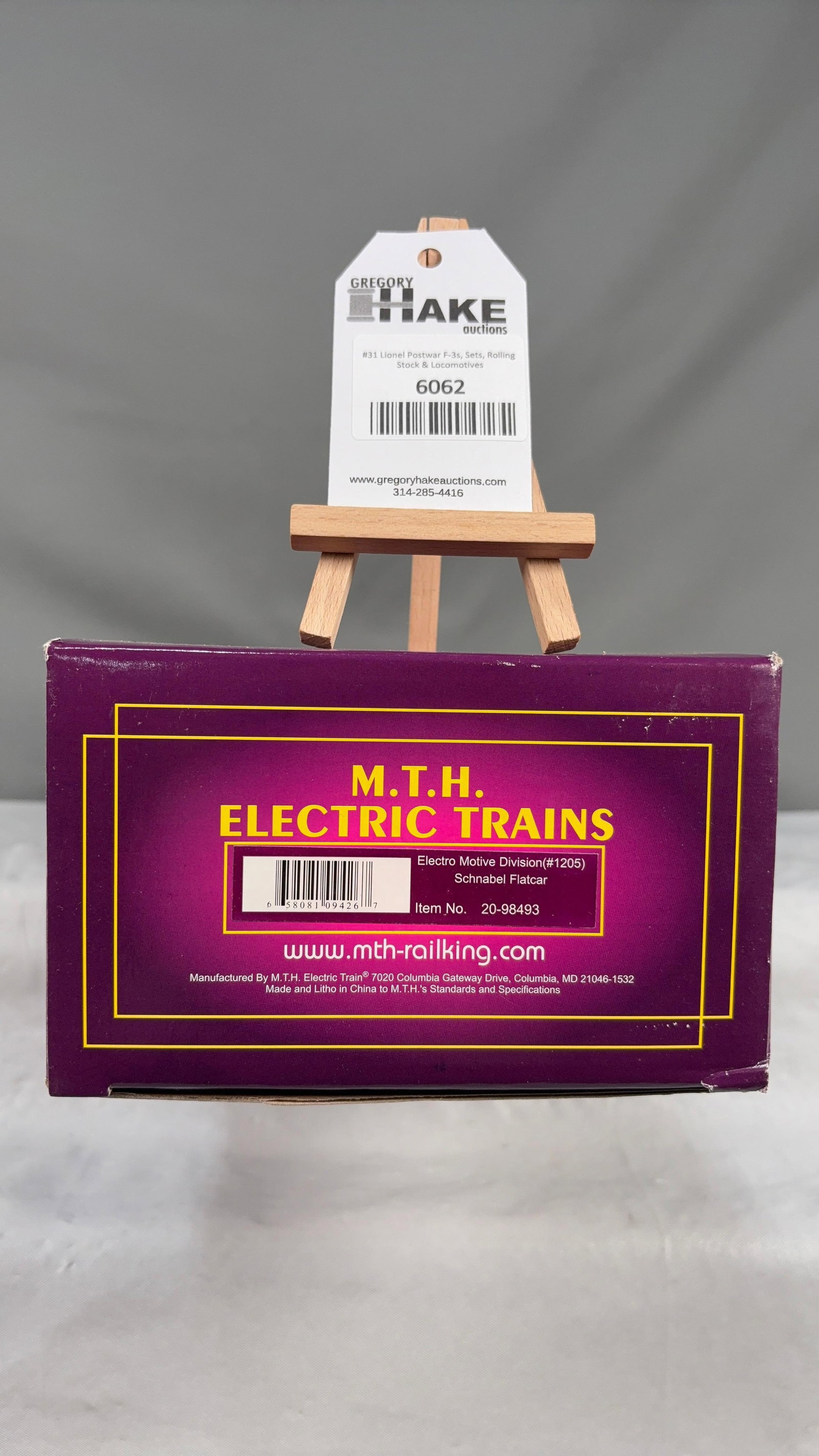 MTH Electro Motive Division (#1205) Schnabel Flatcar 20-98493 w/OB (1 of 2)